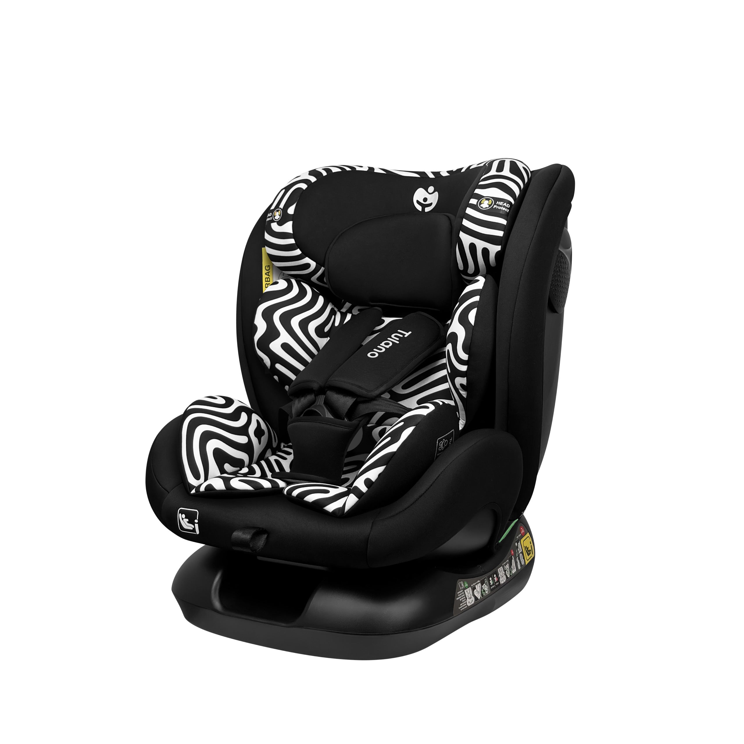 Kindersitz Tulano Loom 15 Black Mono