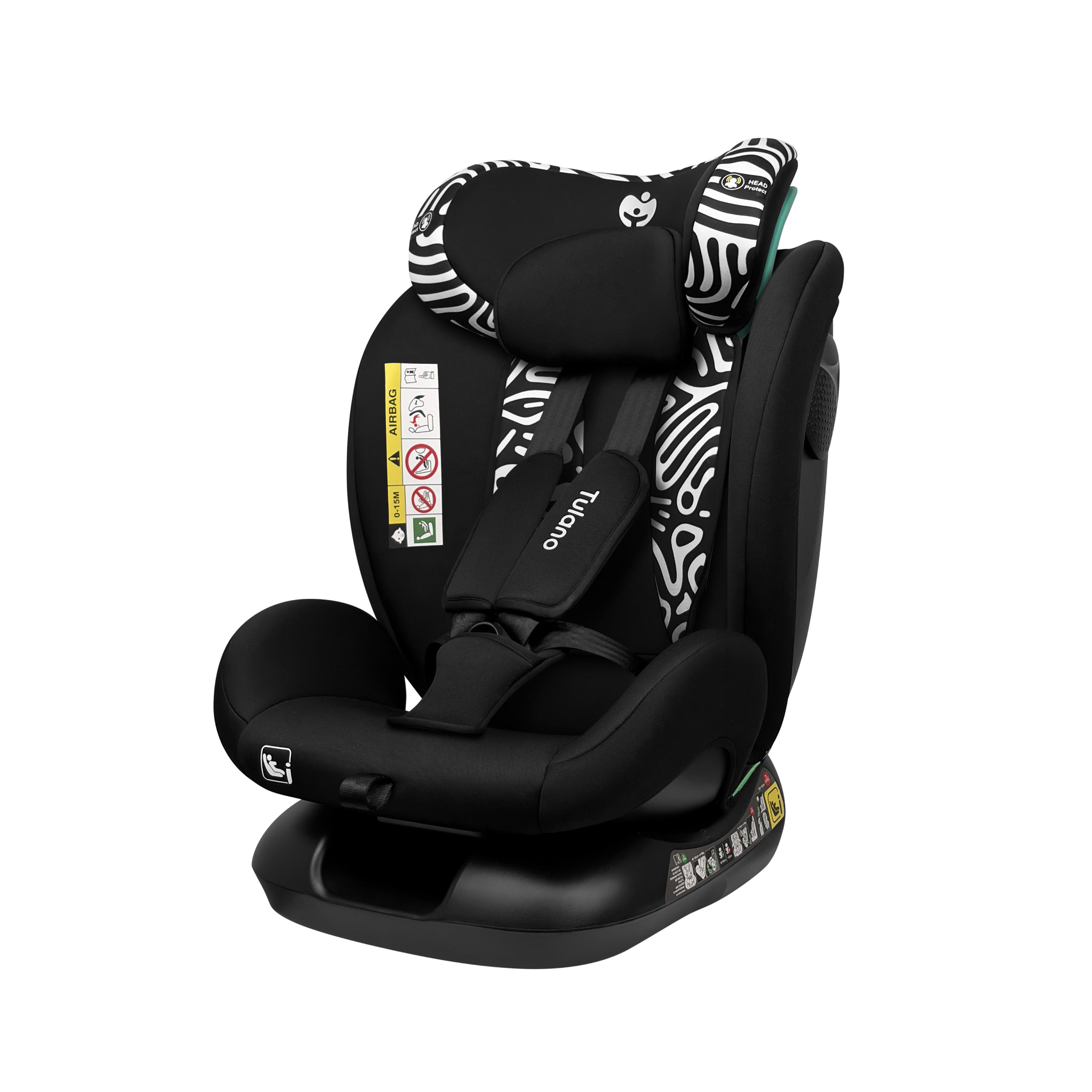 Kindersitz Tulano Loom 15 Black Mono