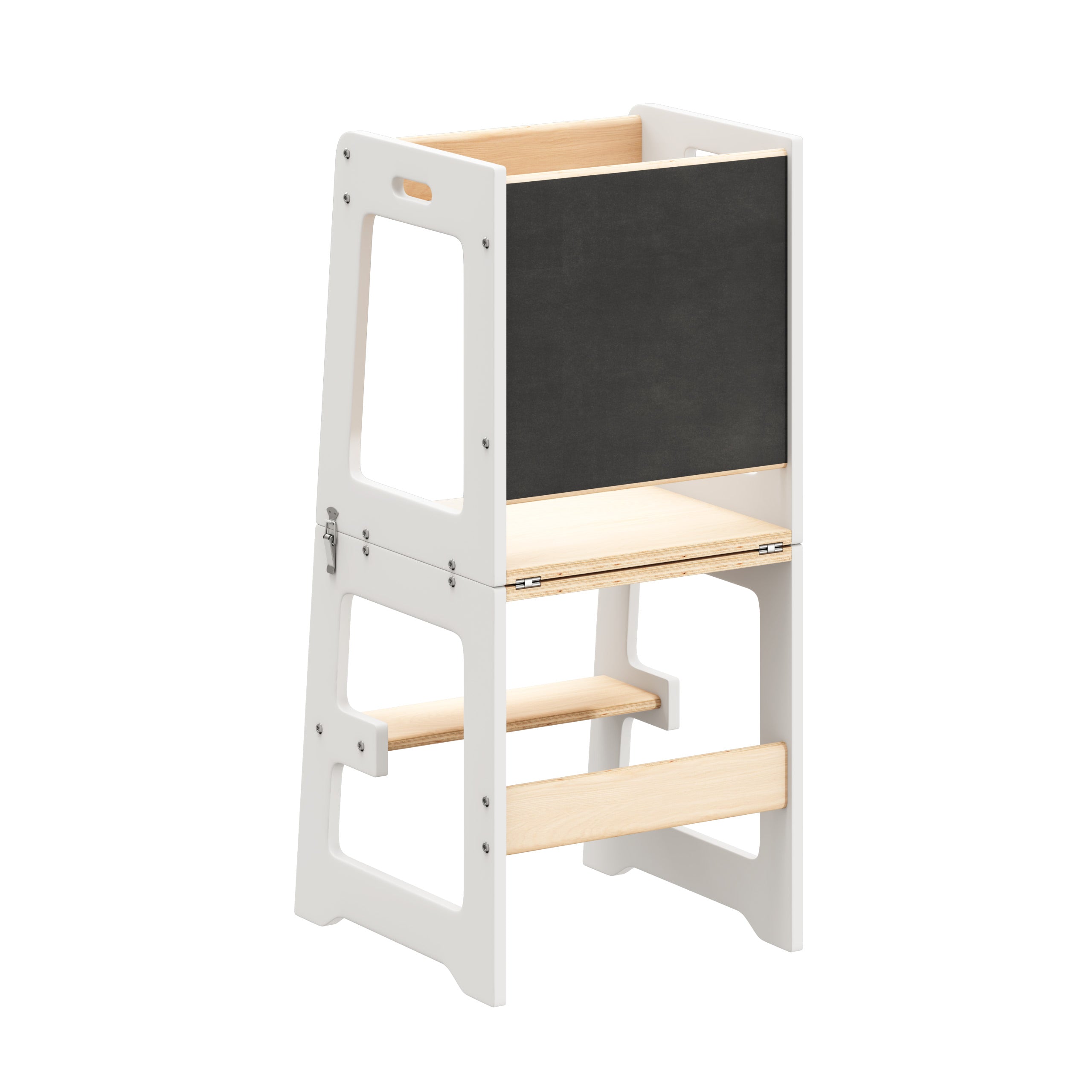 Tulano Mooby 35 Weiß-Natur 3-in-1 Küchenhelfer für Kinder