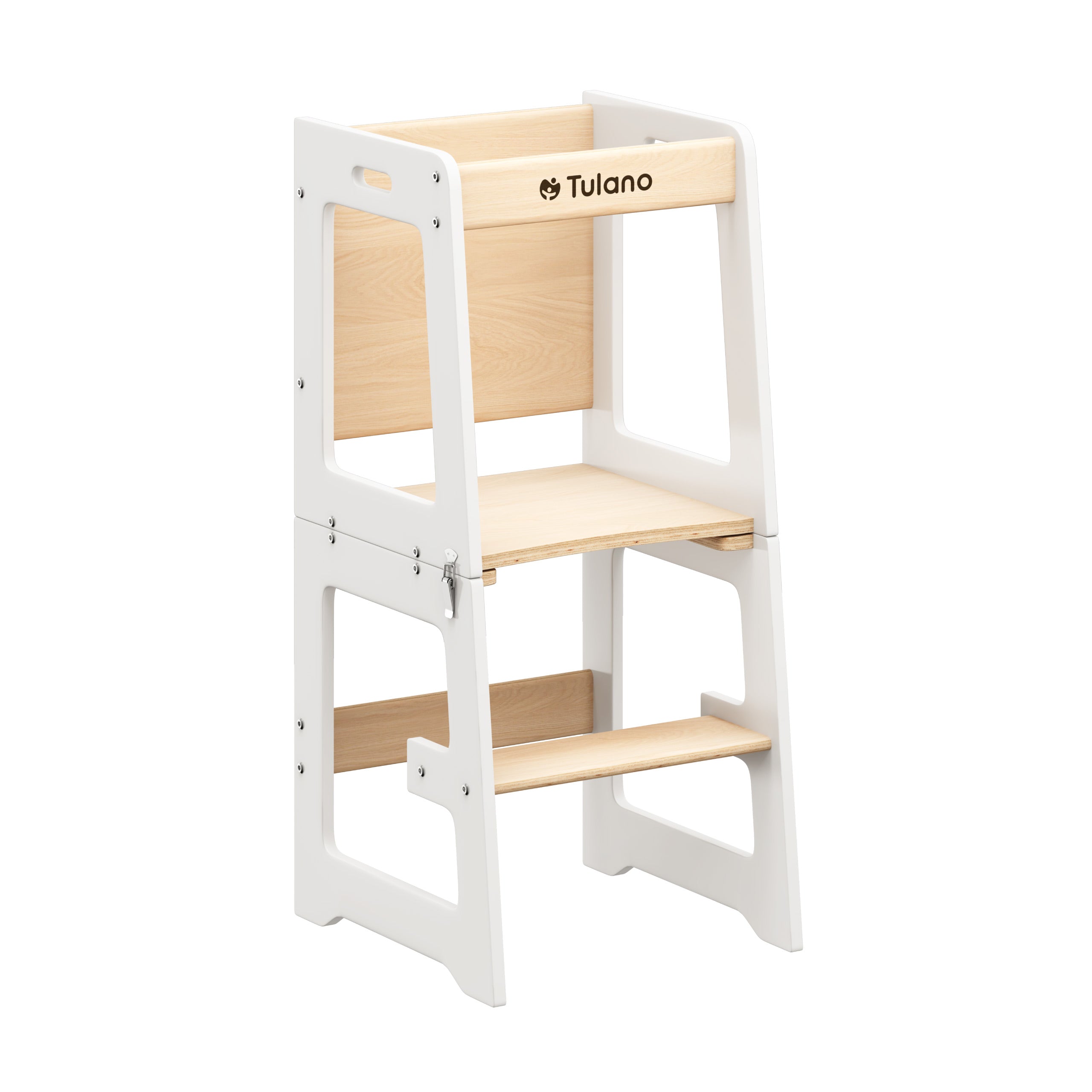 Tulano Mooby 35 Weiß-Natur 3-in-1 Küchenhelfer für Kinder