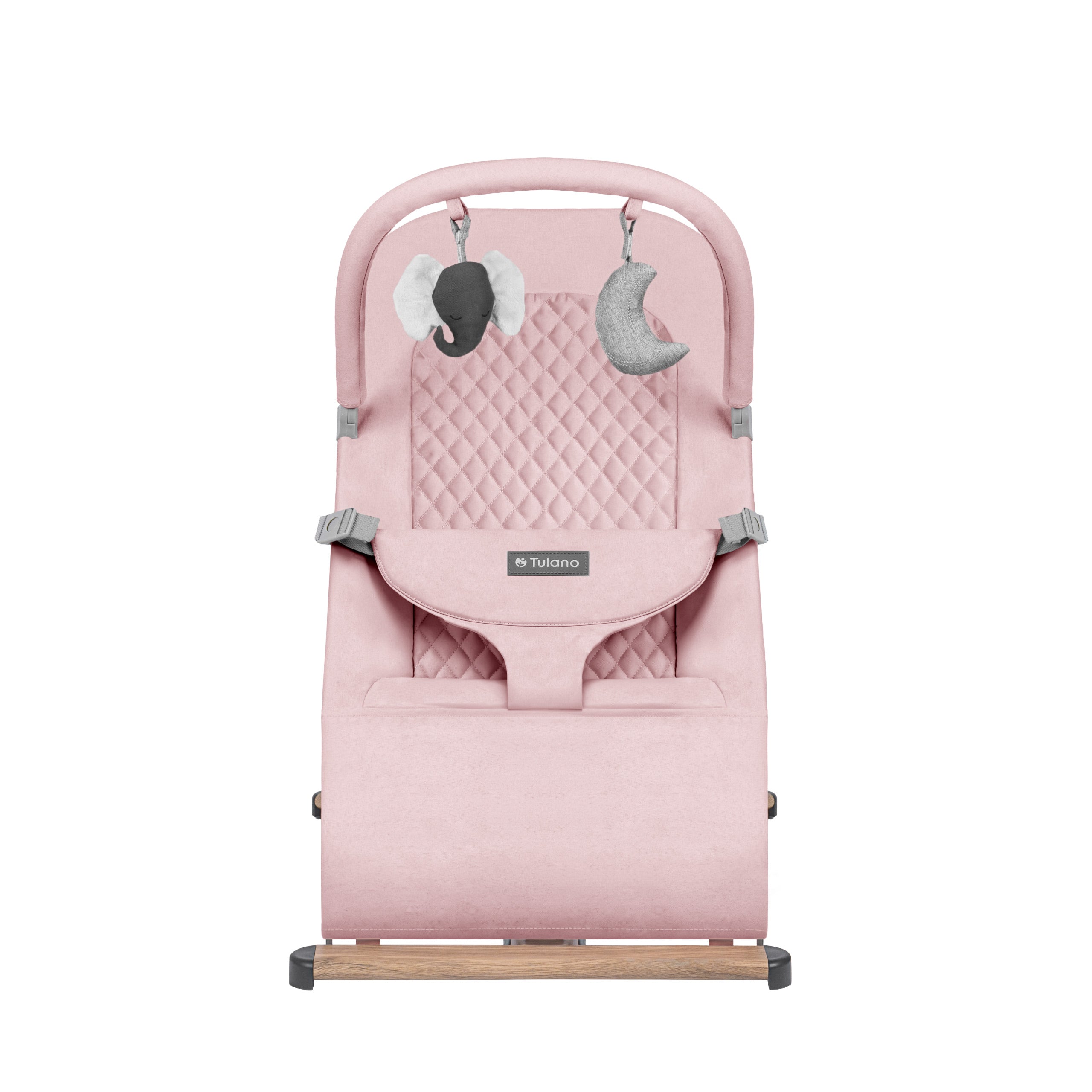 Babywippe Babyschaukel Beige Tulano Moon 30 Pink