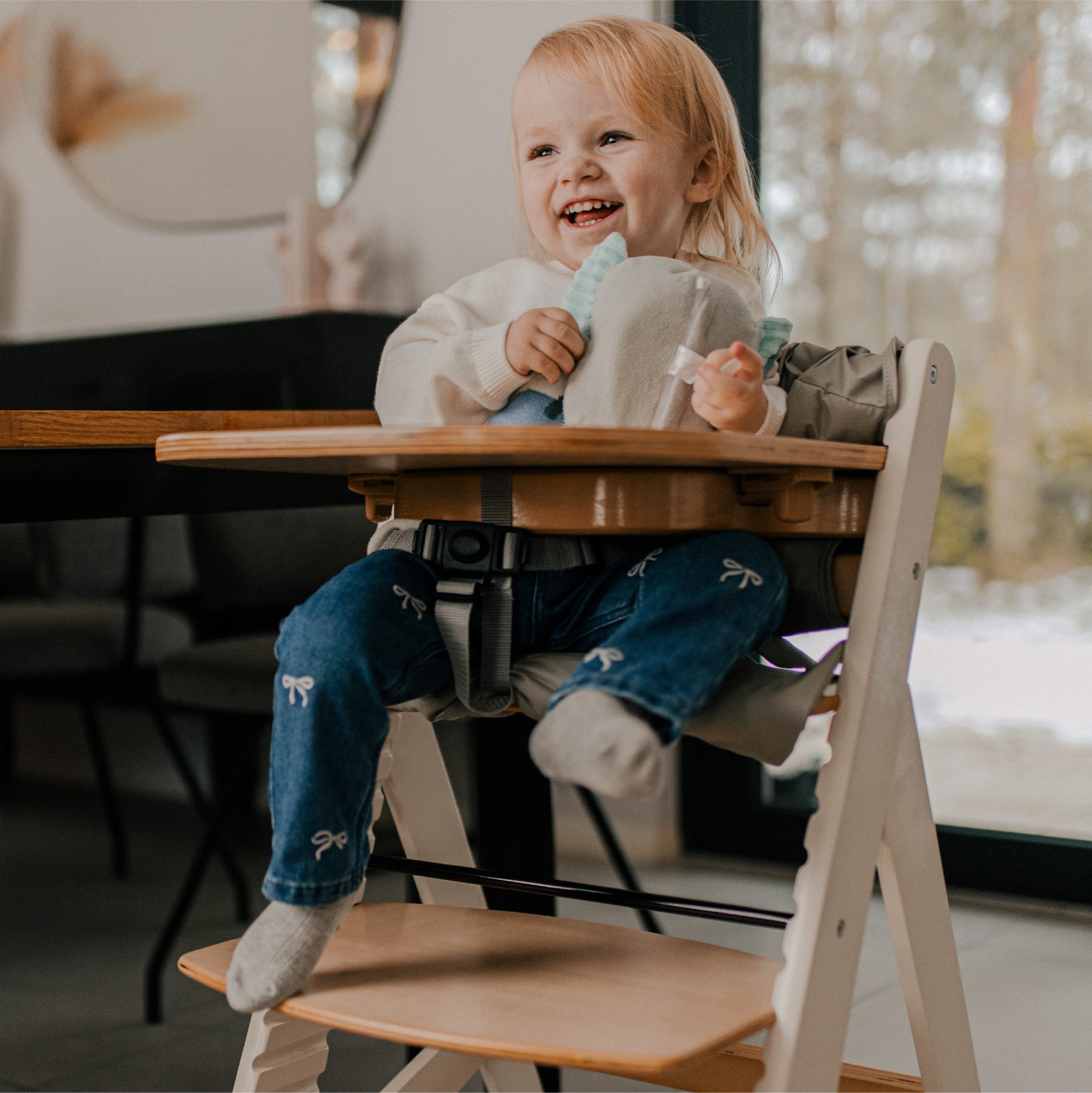 Fütterungsstuhl aus Holz Morsel 40