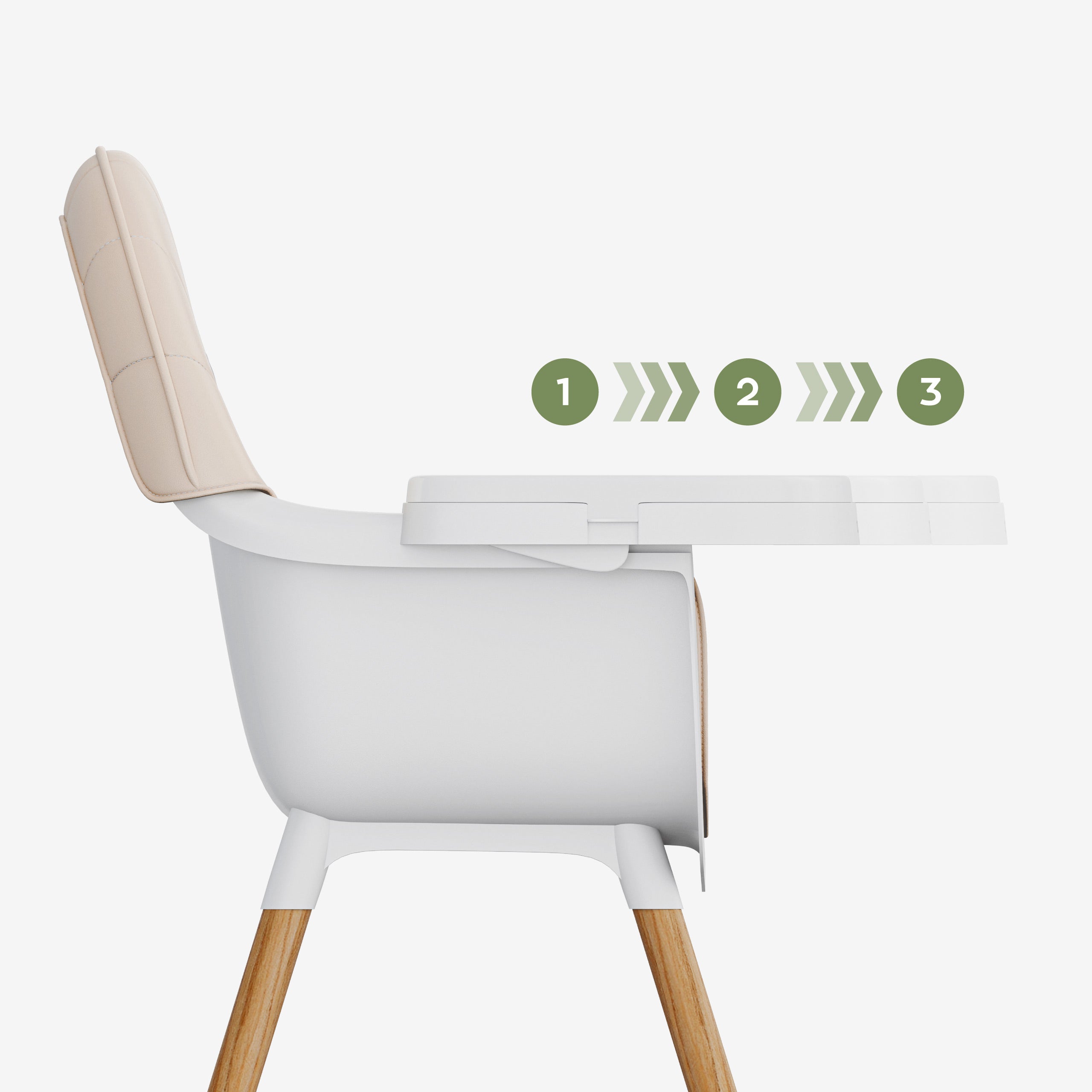 Tulano Morsel Beige Hochstuhl 