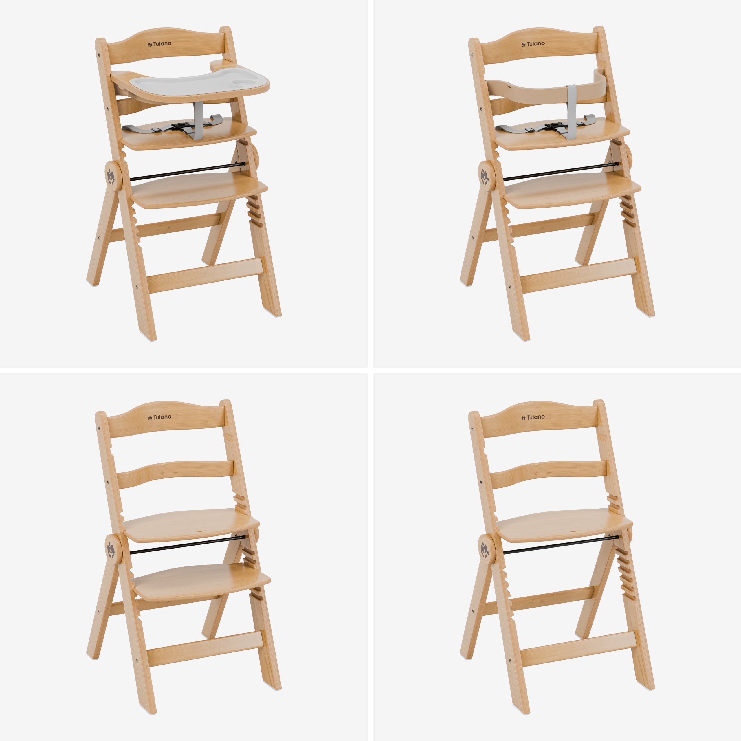 Hochstuhl 4in1 aus Holz
