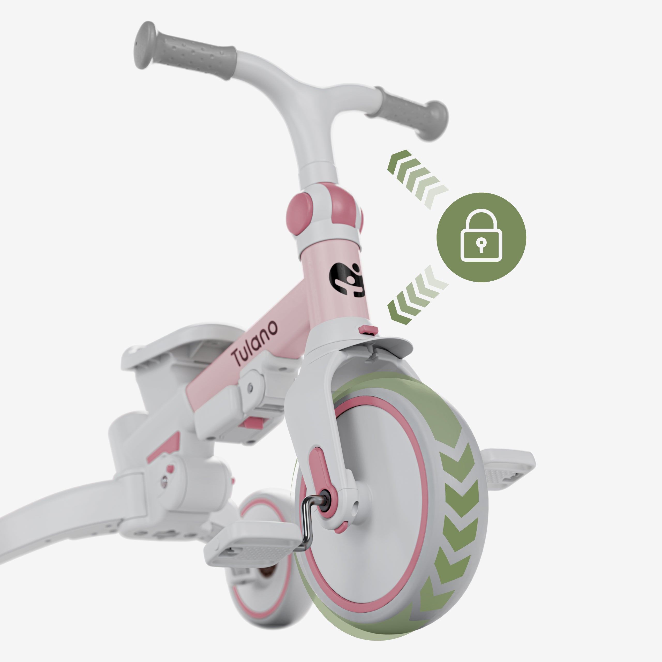 Tulano 4-in-1 Noah 35 Pinkes Dreirad