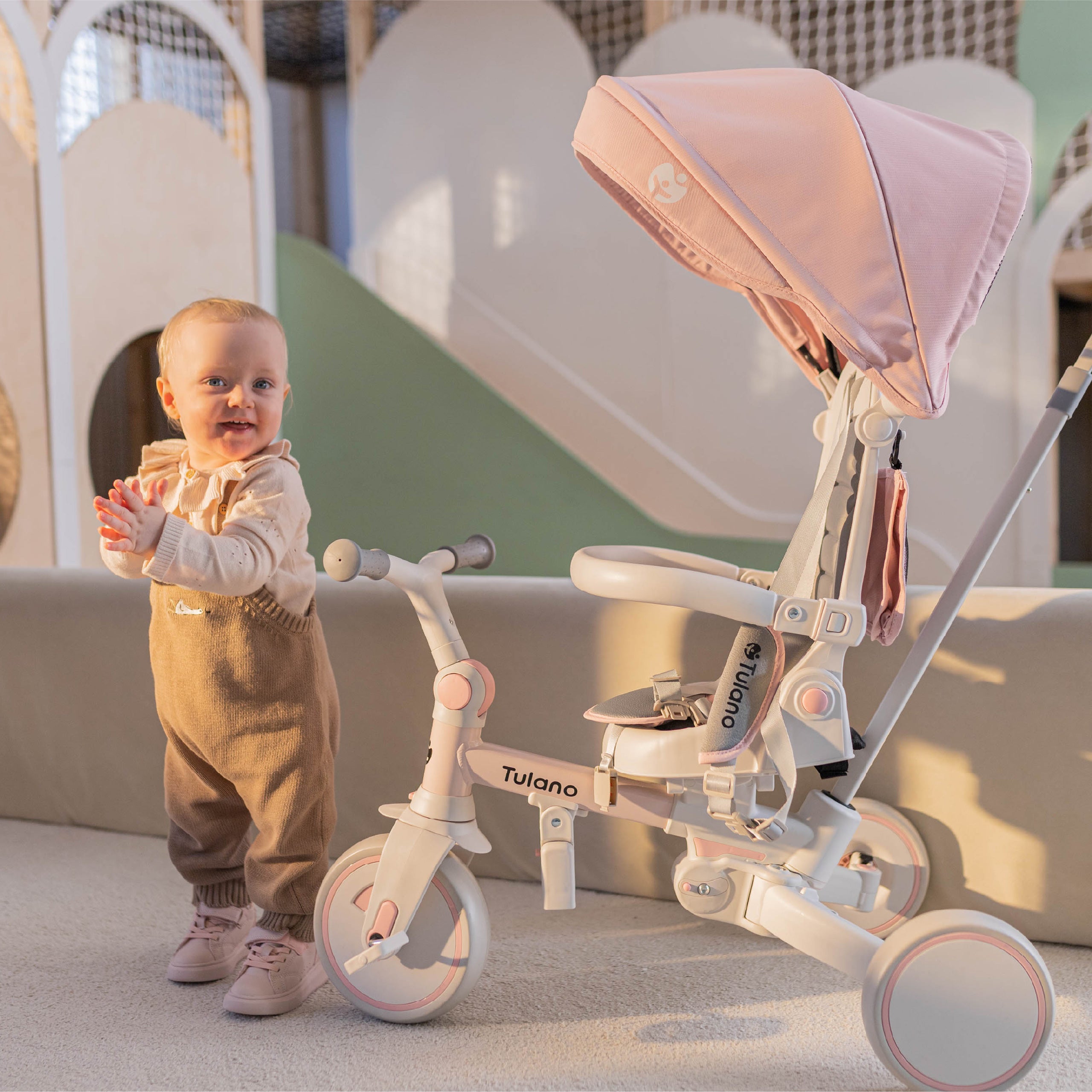 Tulano 4-in-1 Noah 35 Pinkes Dreirad