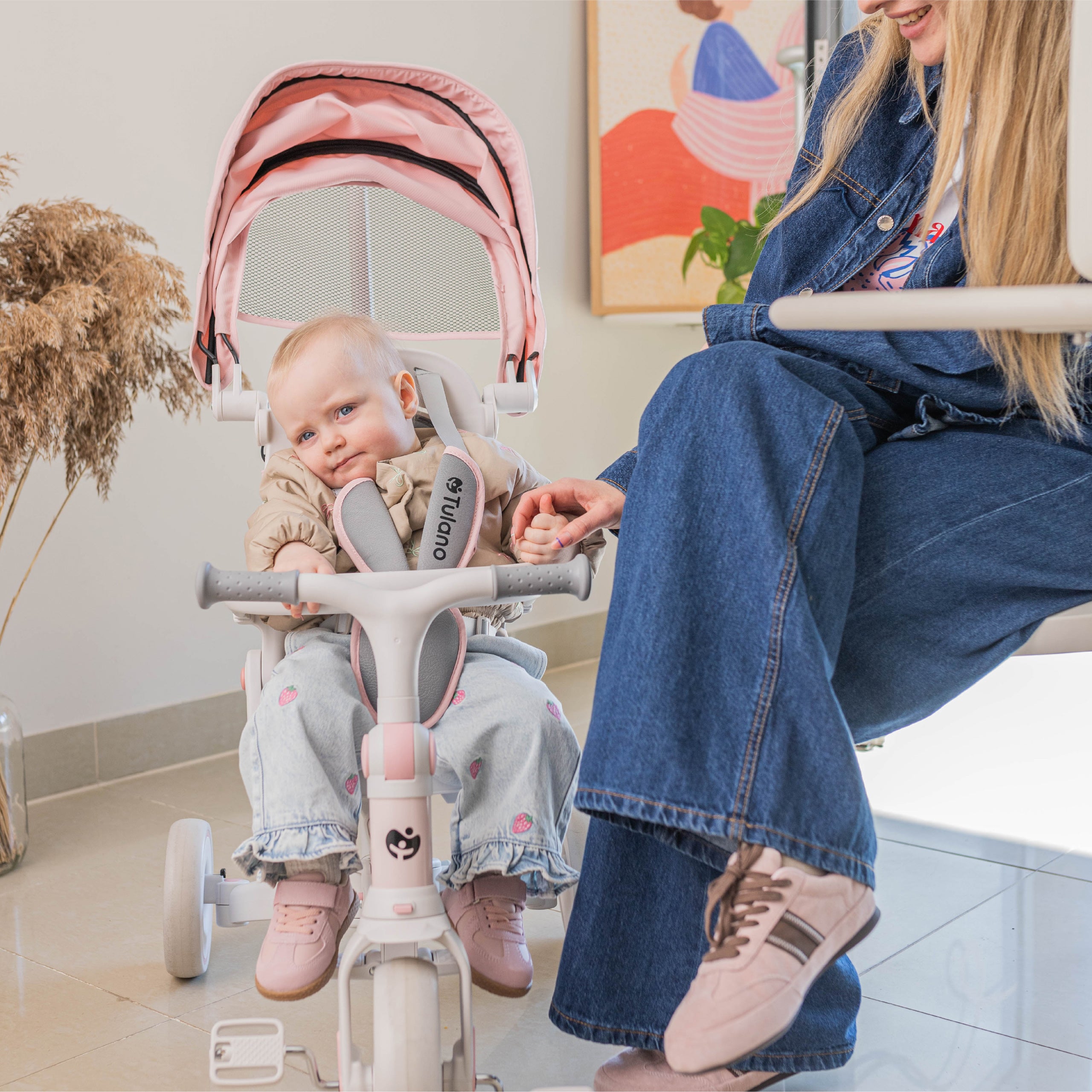 Tulano 4-in-1 Noah 35 Pinkes Dreirad