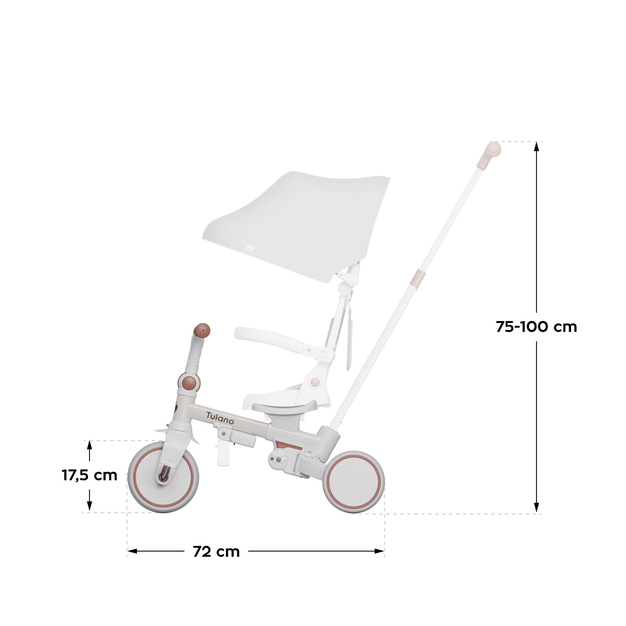 Tulano 4-in-1 Noah 35 Dreirad 