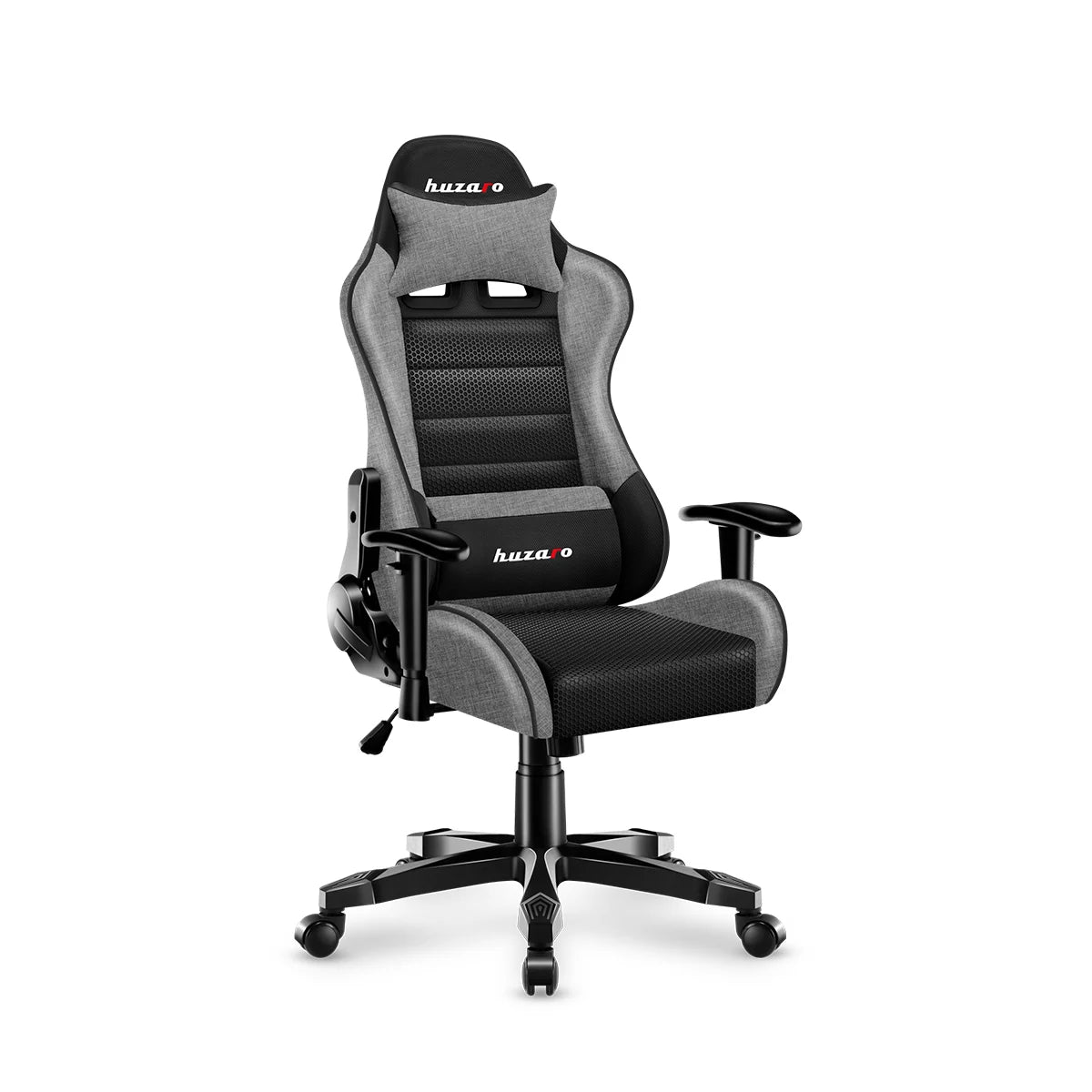 HUZARO RANGER 6.0 Grauer Mesh-Gaming-Stuhl für Kinder 