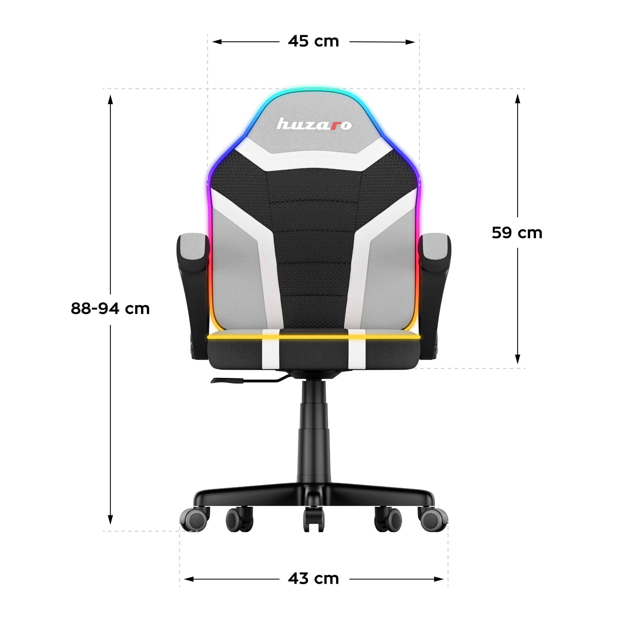 Huzaro Ranger 1.0 RGB Gaming-Stuhl für Kinder 