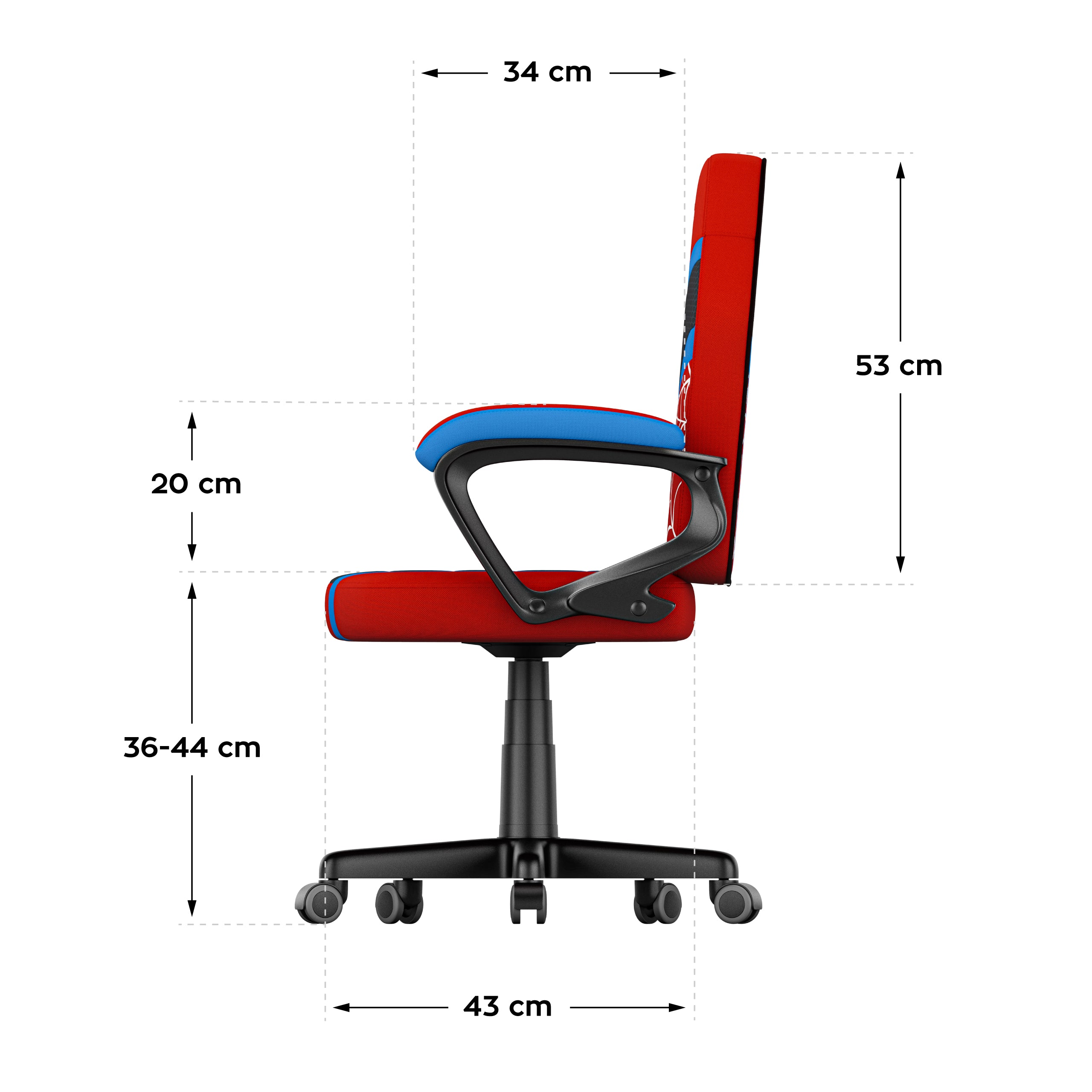 Huzaro Ranger 1.0 Spider Mesh Gaming-Stuhl für Kinder 