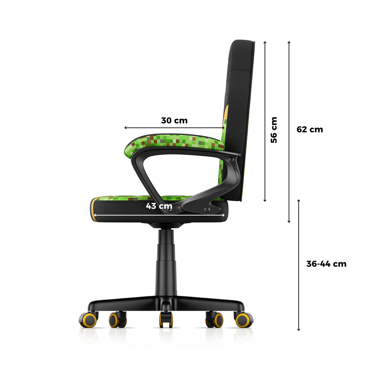 HUZARO RANGER 1.0 Pixel Mesh Gaming-Stuhl für Kinder 