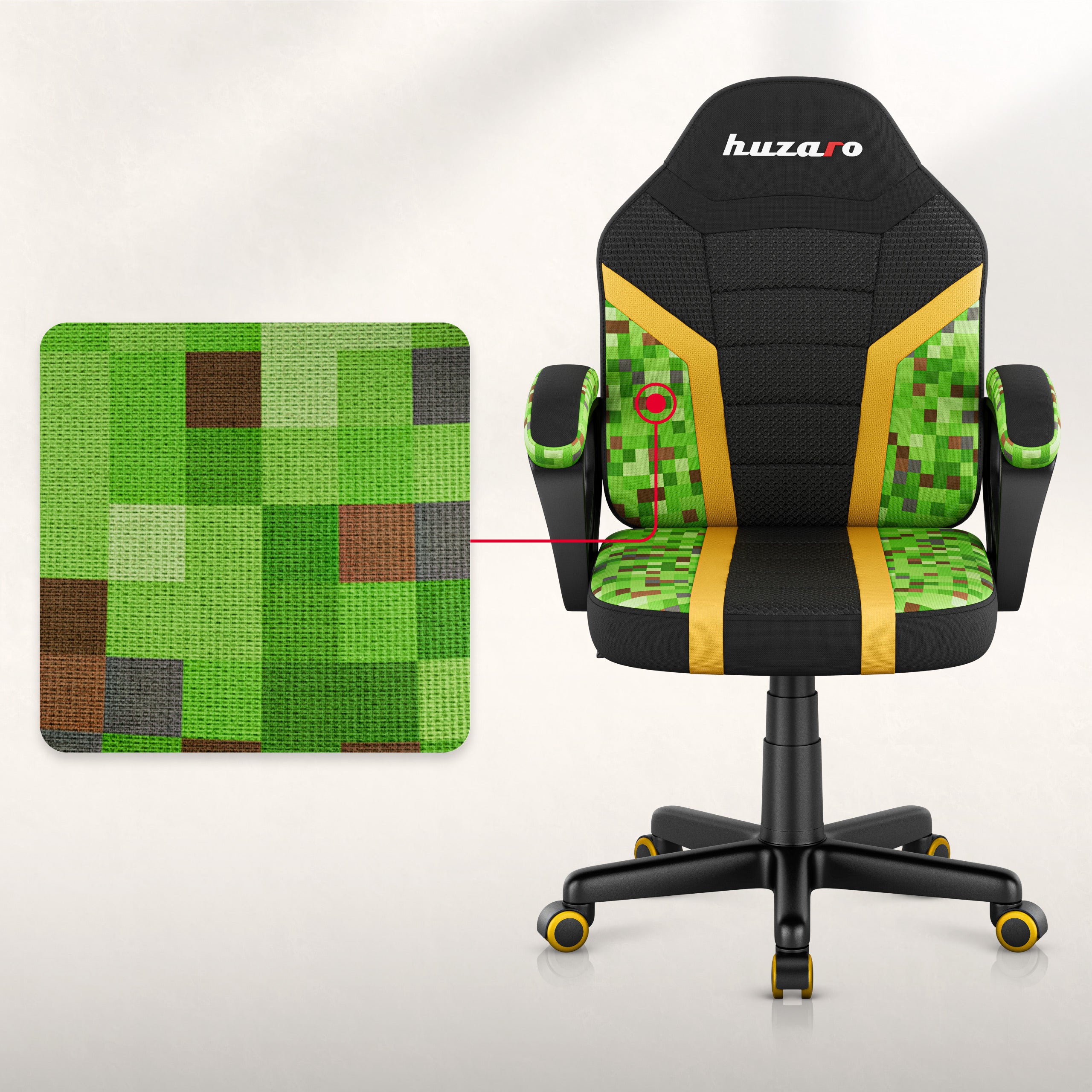HUZARO RANGER 1.0 Pixel Mesh Gaming-Stuhl für Kinder 