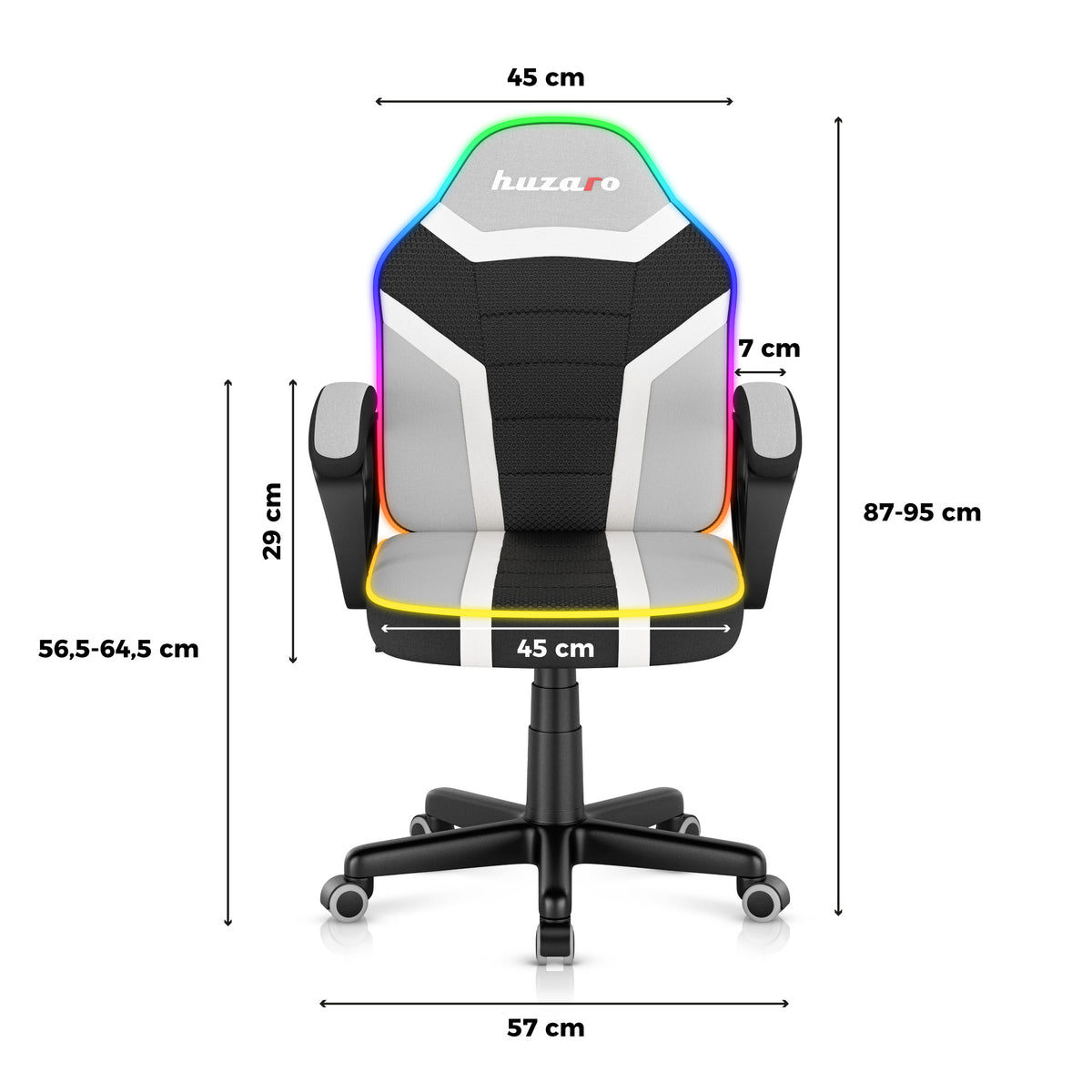 Huzaro Ranger 1.0 RGB Gaming-Stuhl für Kinder 