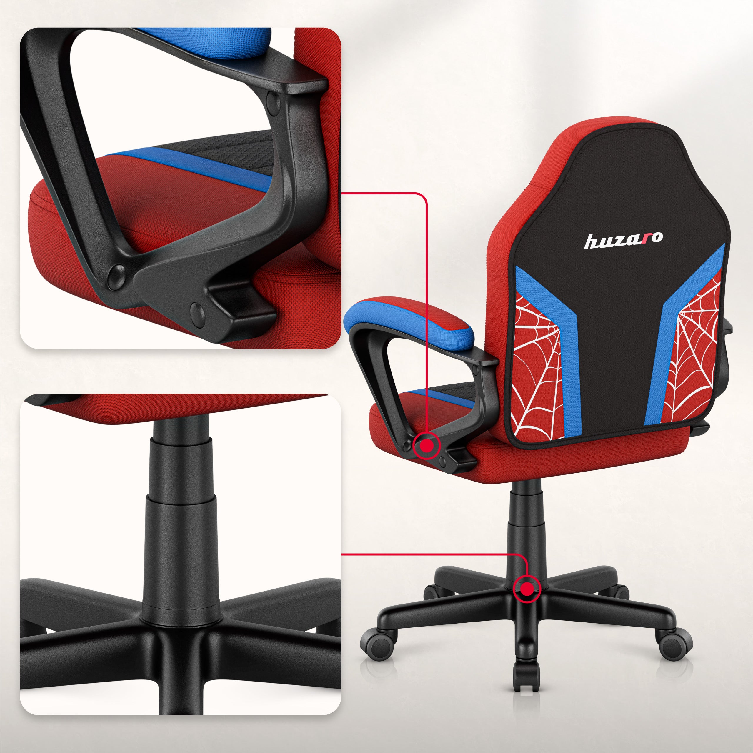 Huzaro Ranger 1.0 Spider Mesh Gaming-Stuhl für Kinder 