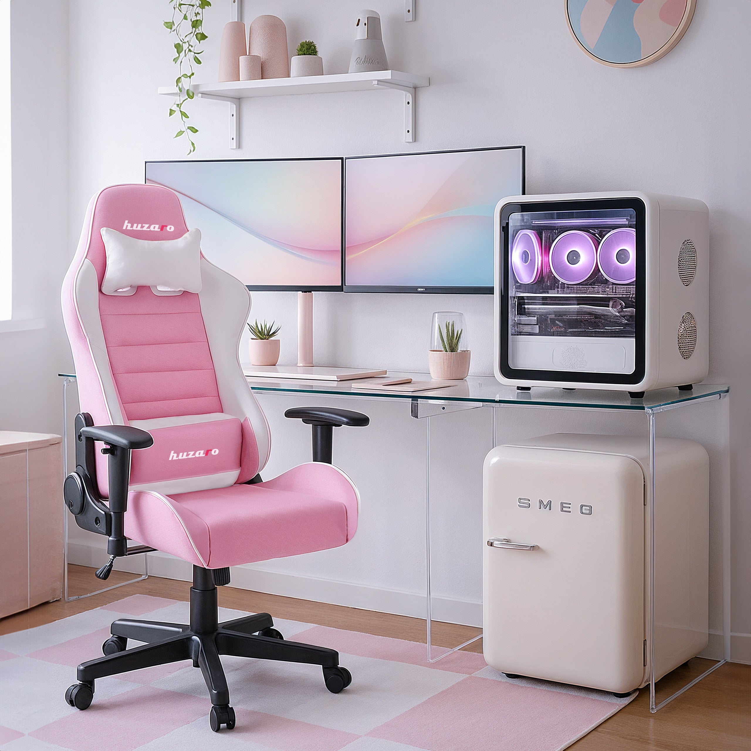 HUZARO RANGER 6.0 Pinker Gaming-Stuhl für Kinder 