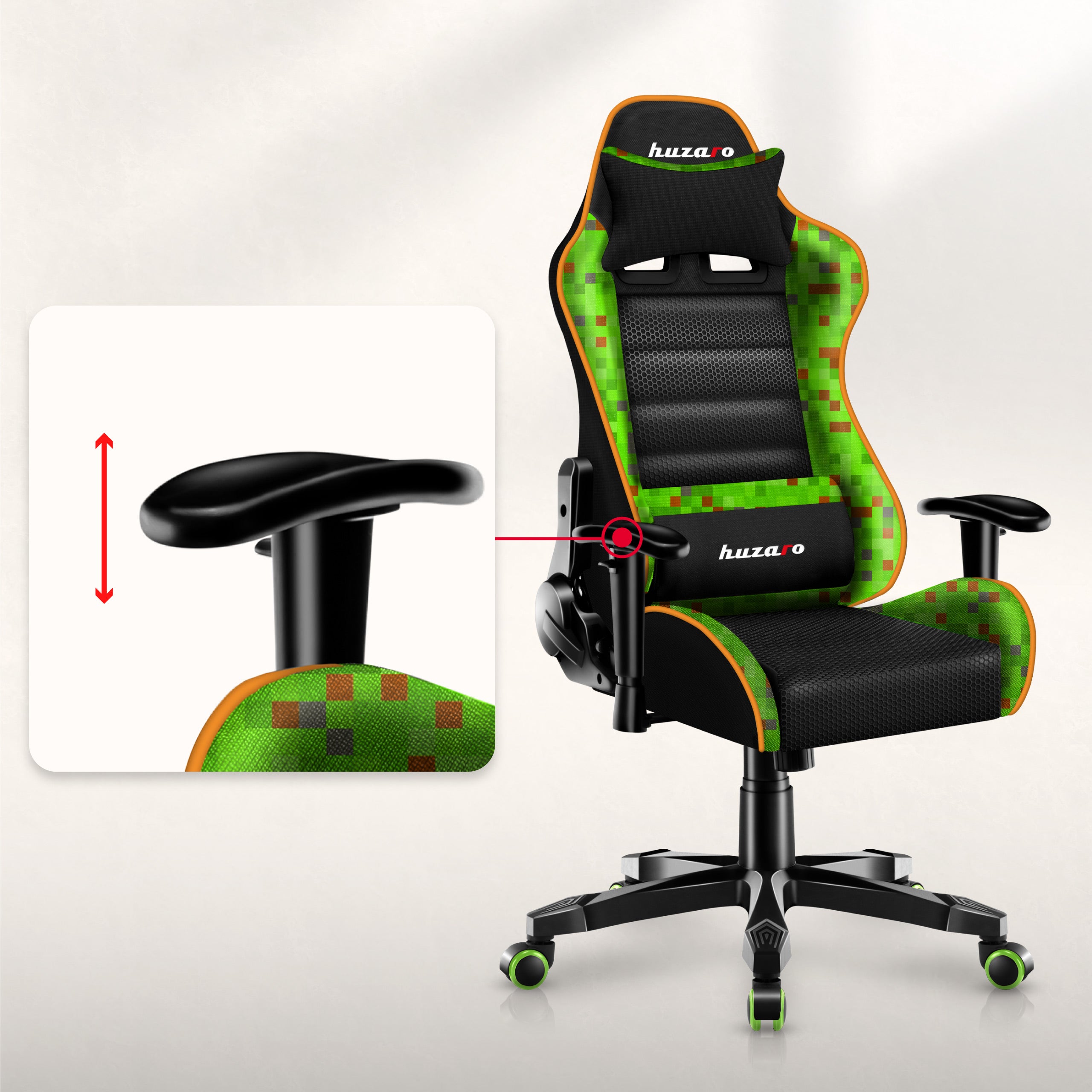 Verstellbare, rutschfeste, weiche Armlehnen