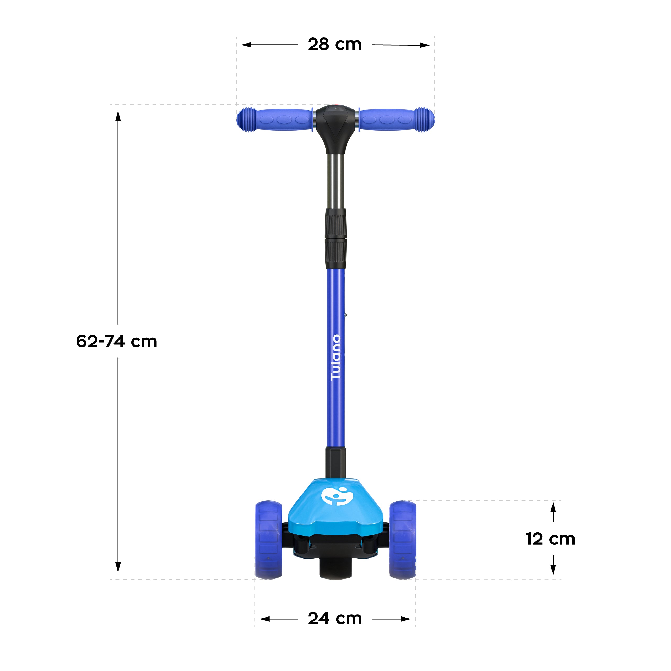 Tulano Rookie 25 Türkis LED Balance Scooter 