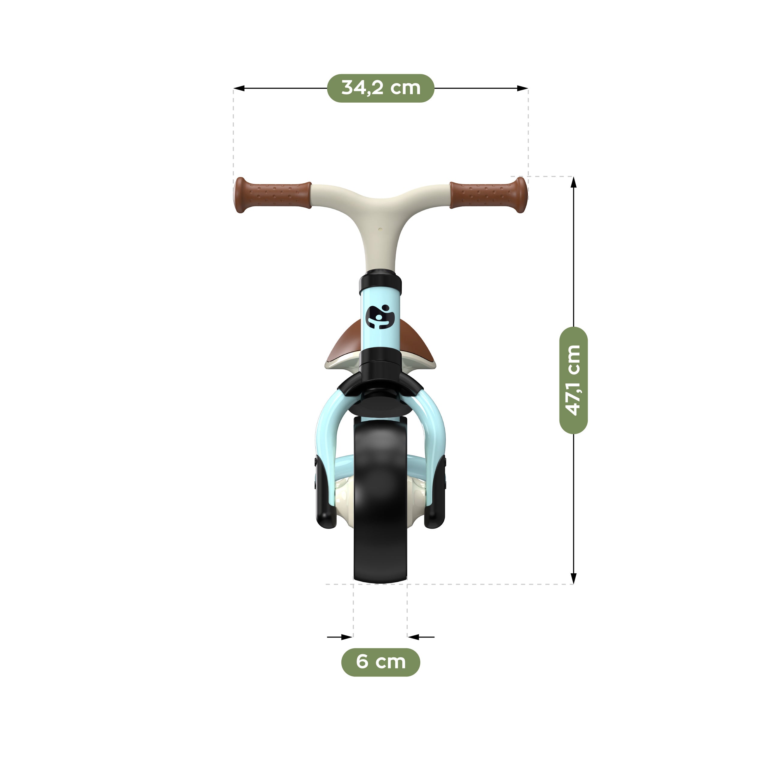 Tulano Scout 15 Blaues Laufrad 