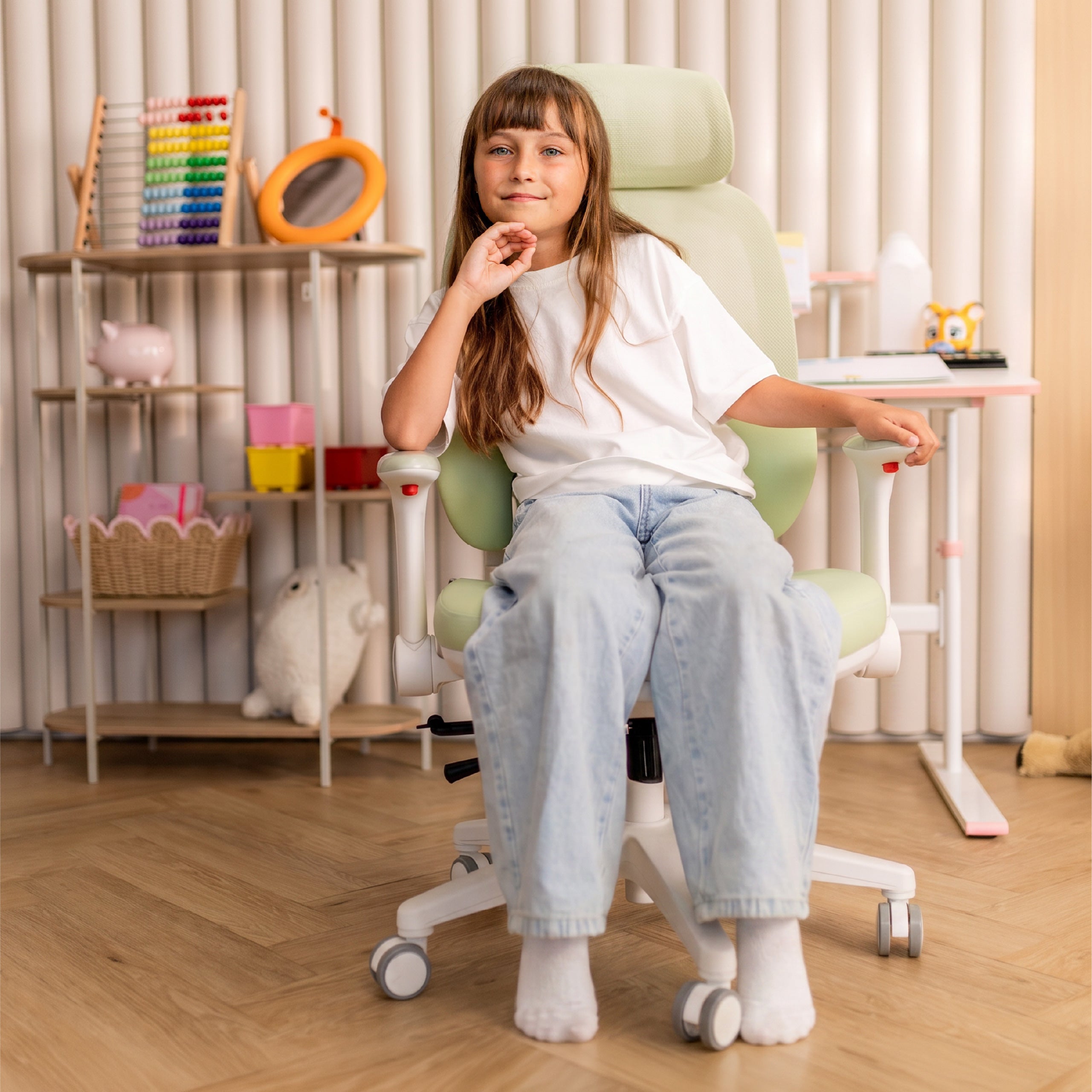 Mark Adler Junior 6.3 Grüner ergonomischer Kinderstuhl 
