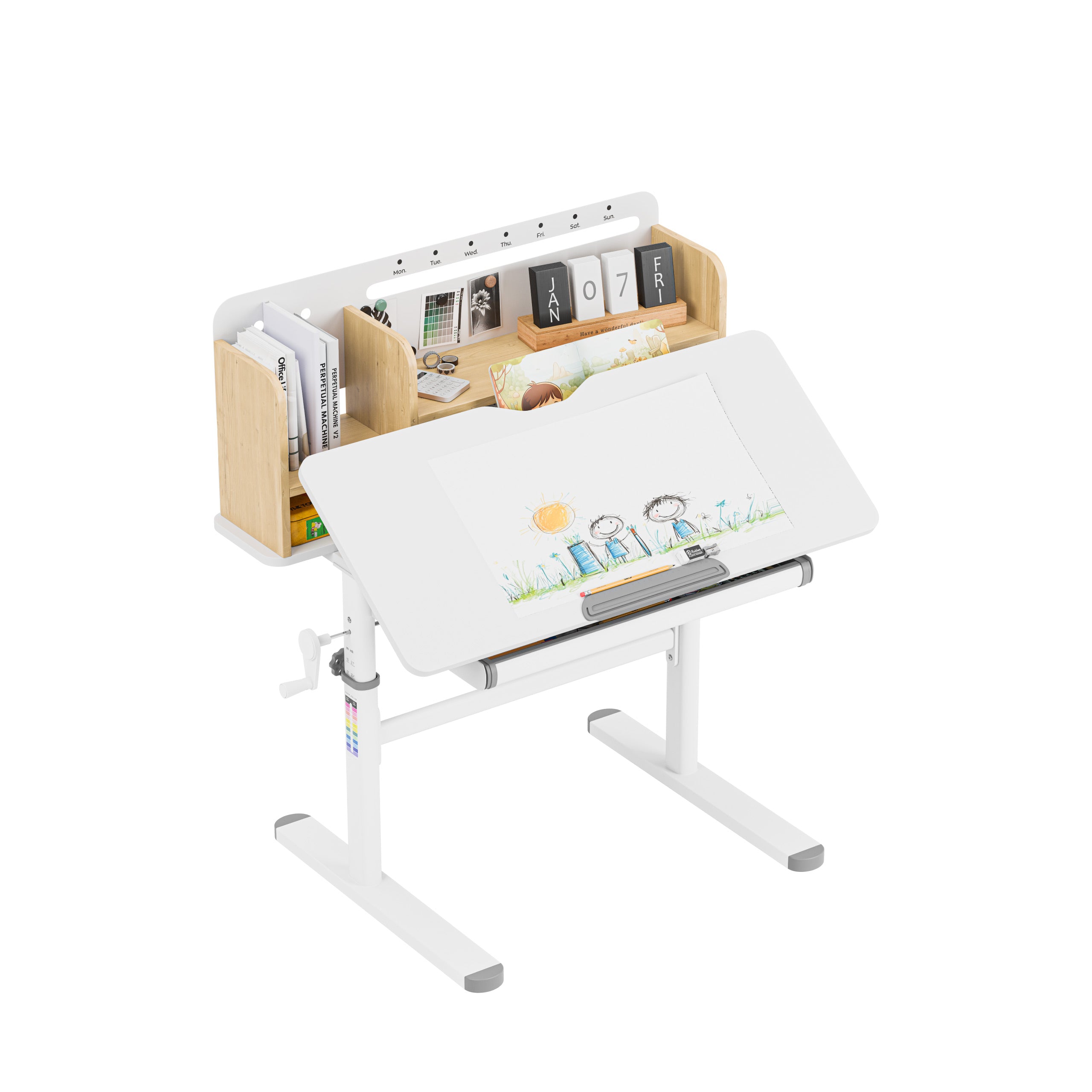 Ergonomischer Kinderschreibtisch Mark Adler Study 5.0 Holz 90 cm