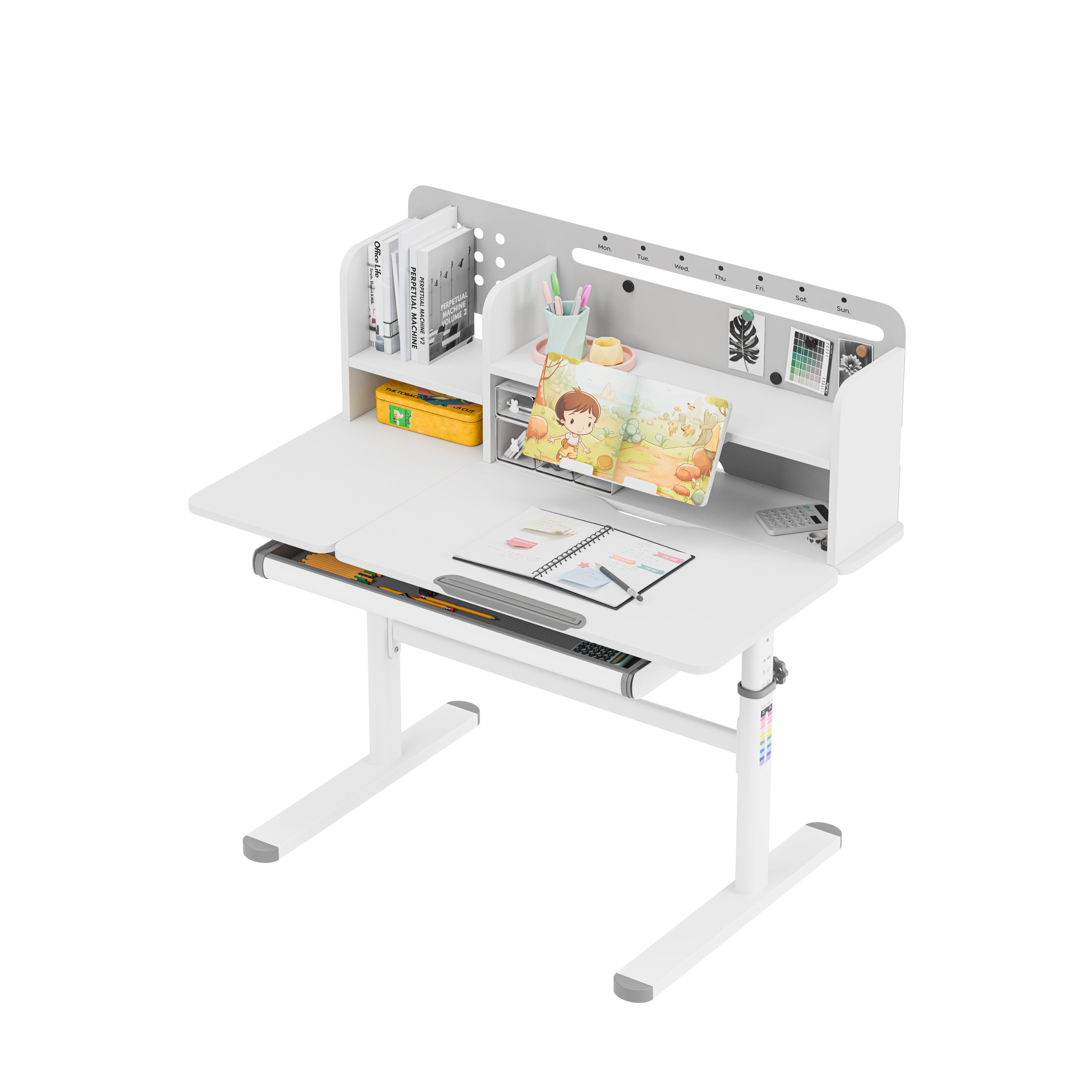Mark Adler Arbeitszimmer 5.7 Grauer Kinderschreibtisch 100 cm