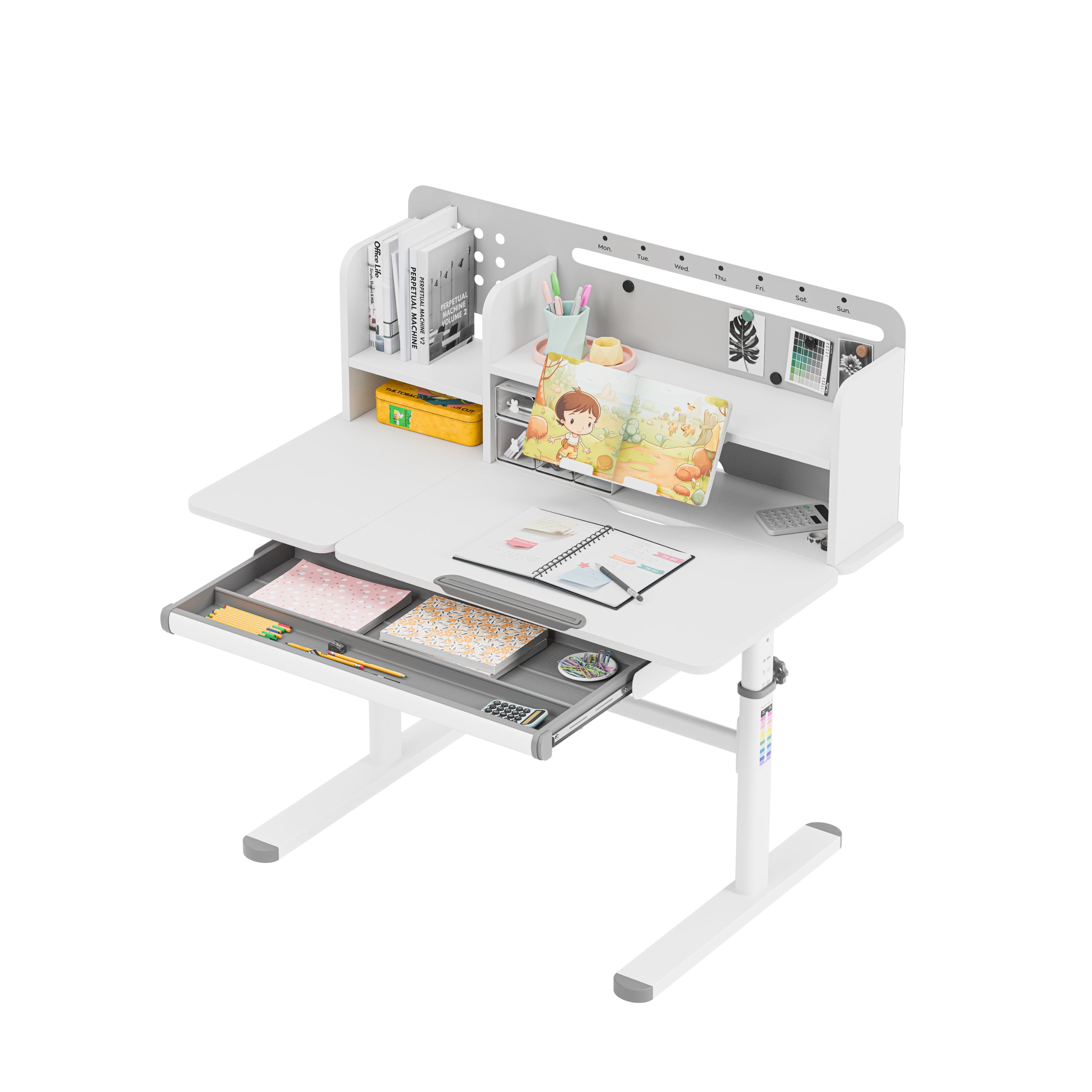 Mark Adler Arbeitszimmer 5.7 Grauer Kinderschreibtisch 100 cm