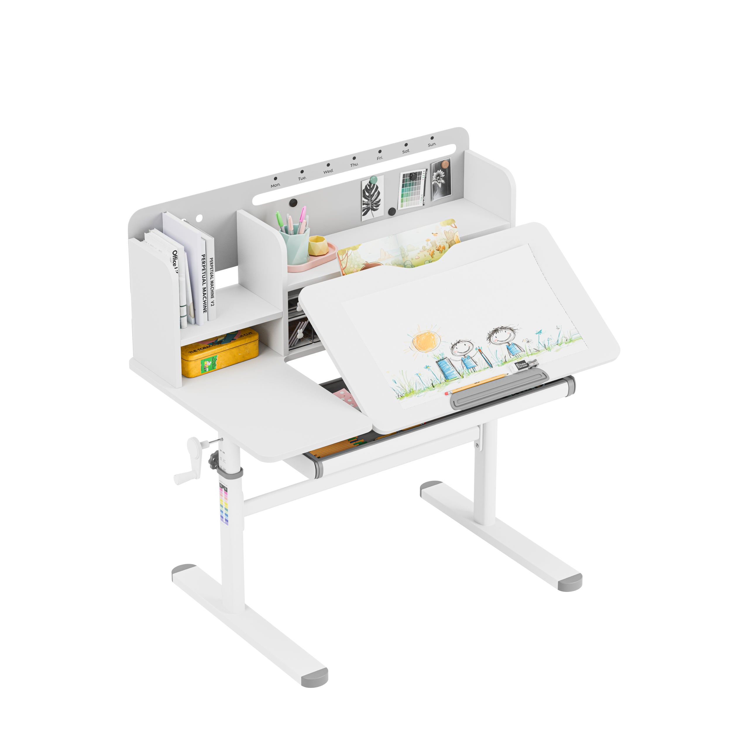 Mark Adler Arbeitszimmer 5.7 Grauer Kinderschreibtisch 100 cm