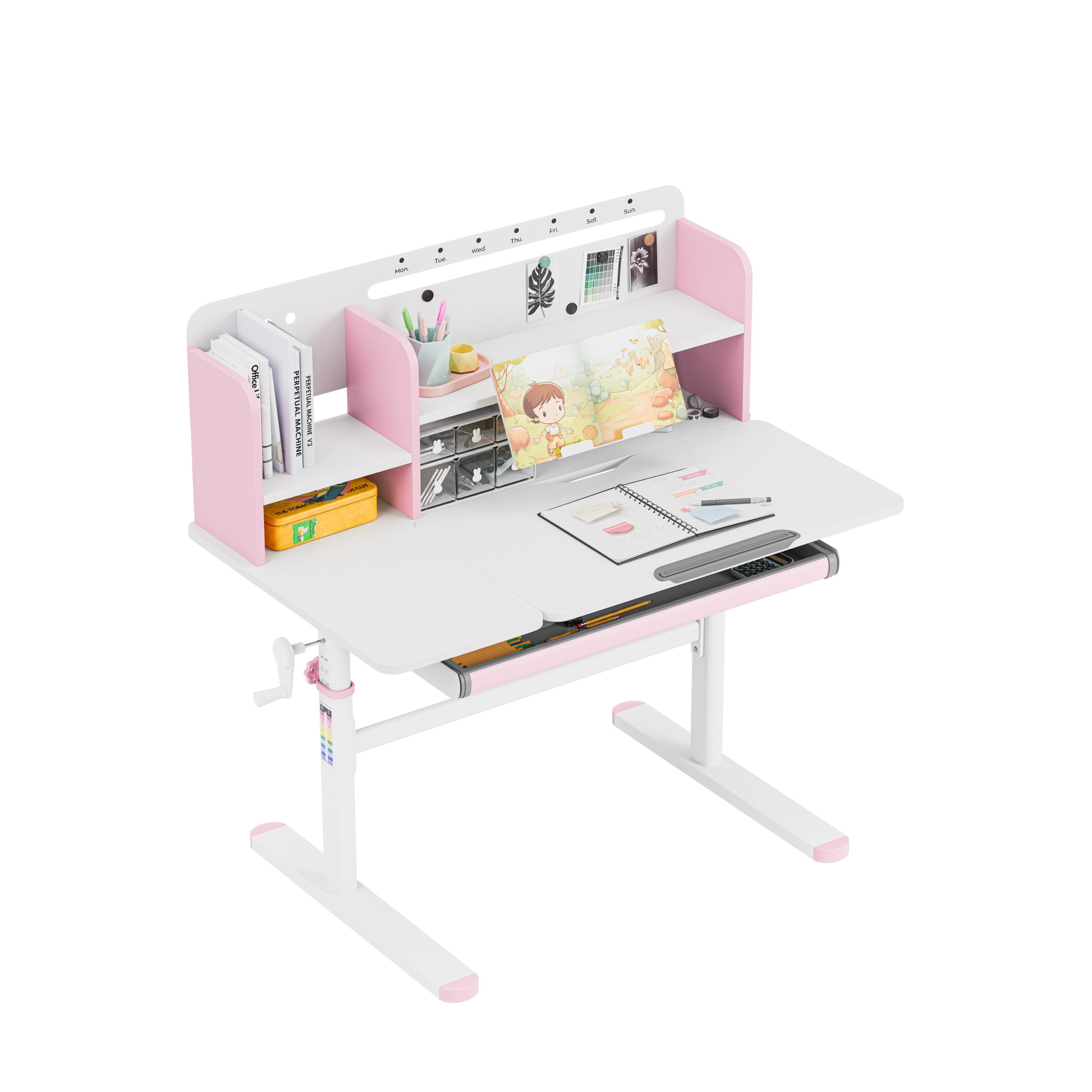 Mark Adler Study 5.7 Rosa Kinderschreibtisch 100 cm