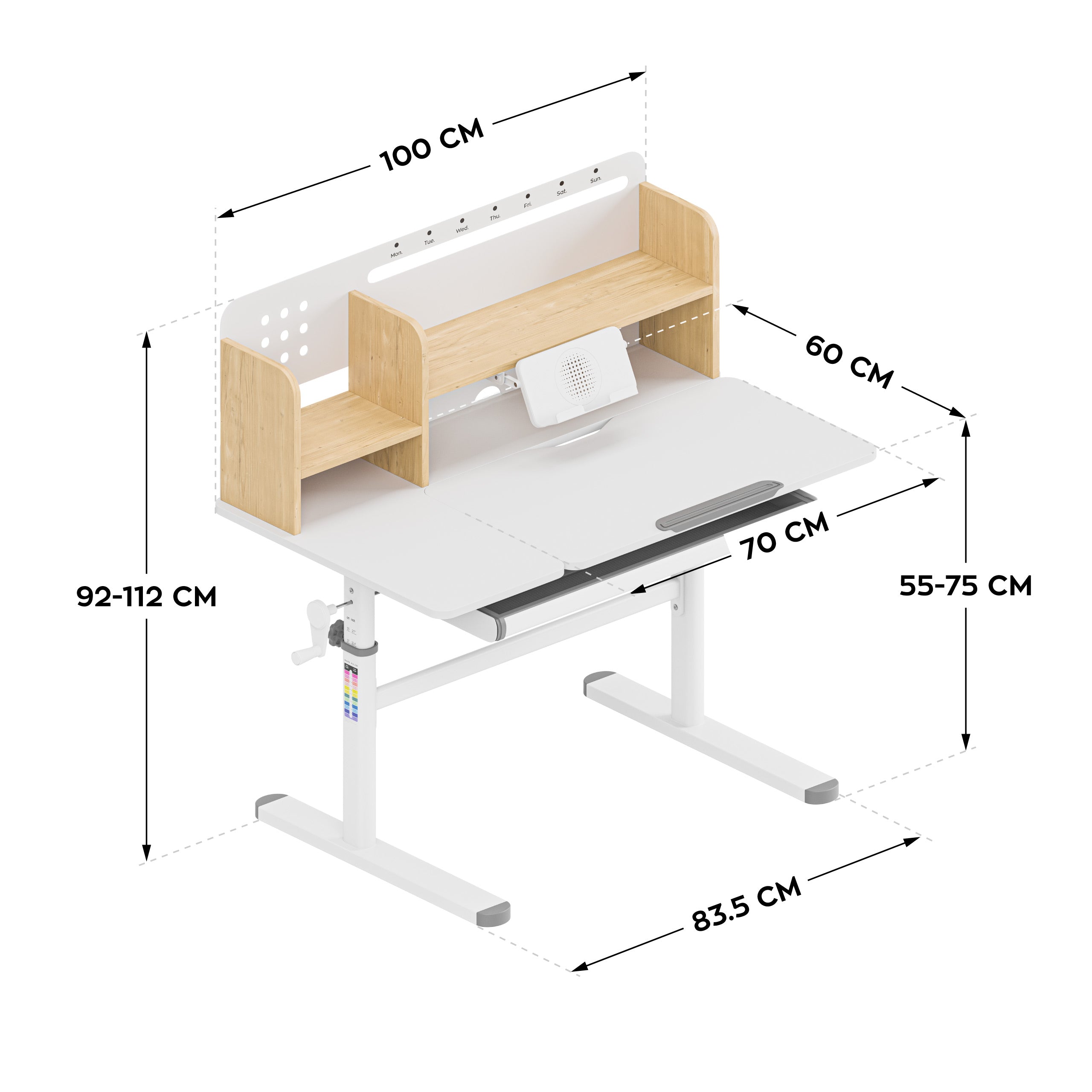 Mark Adler Study 5.7 Kinderschreibtisch aus Holz 100 cm