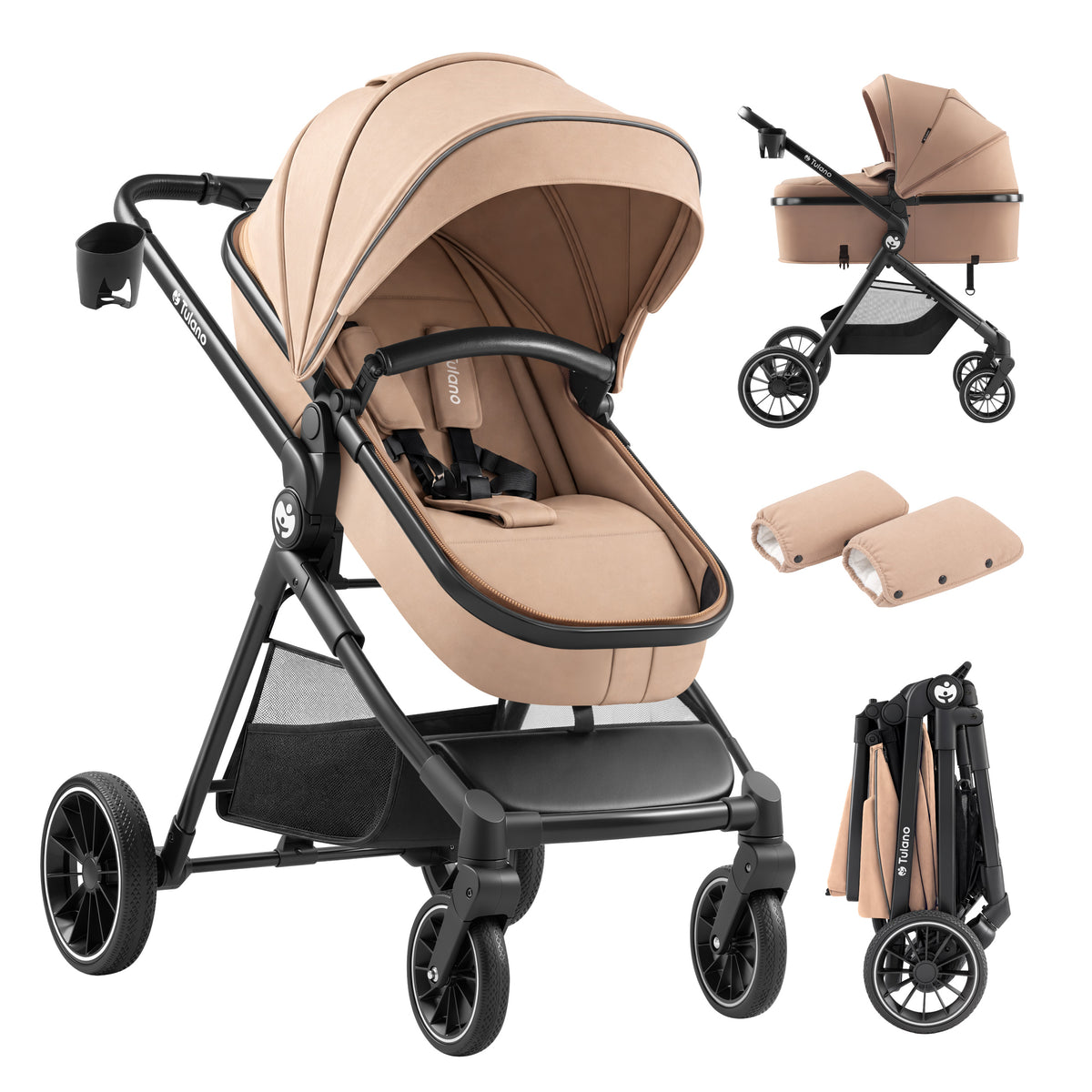 Kombikinderwagen 2-in-1 Toledo 35 Taupe
