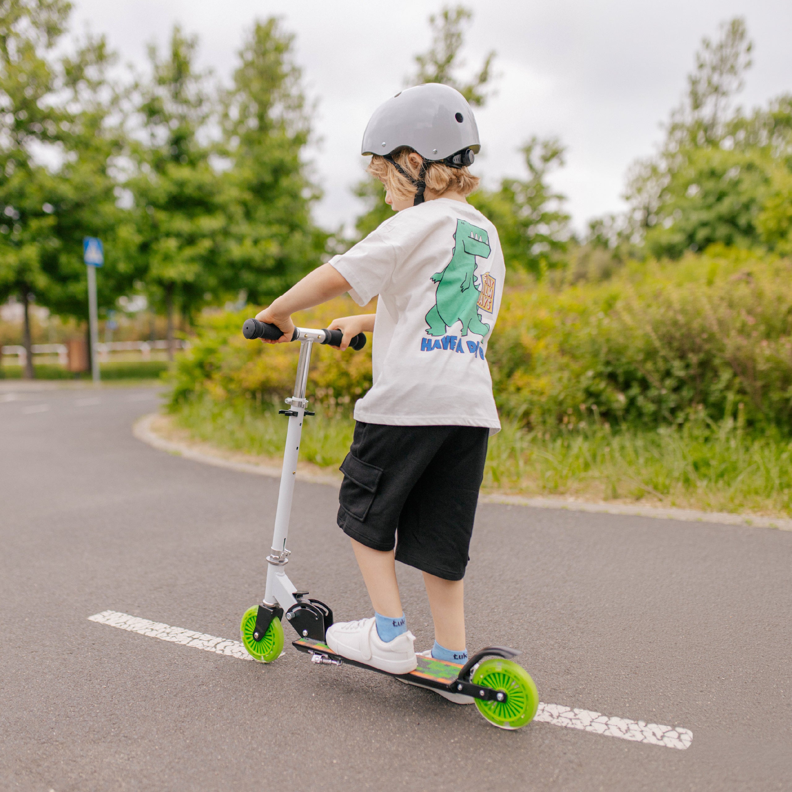 Tulano Zigzag 35 Grüner Kinderroller 