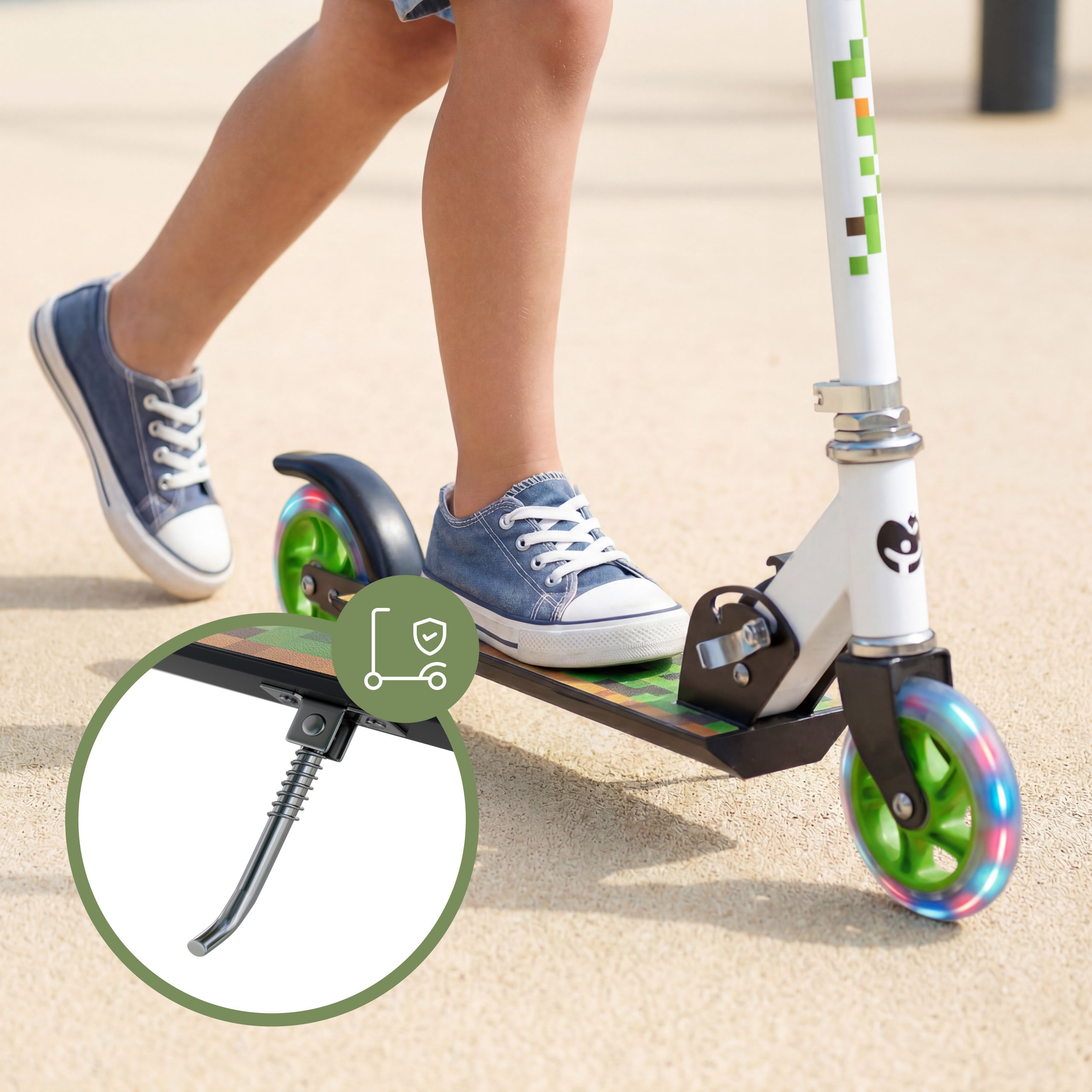 Tulano Zigzag 35 Grüner Kinderroller 