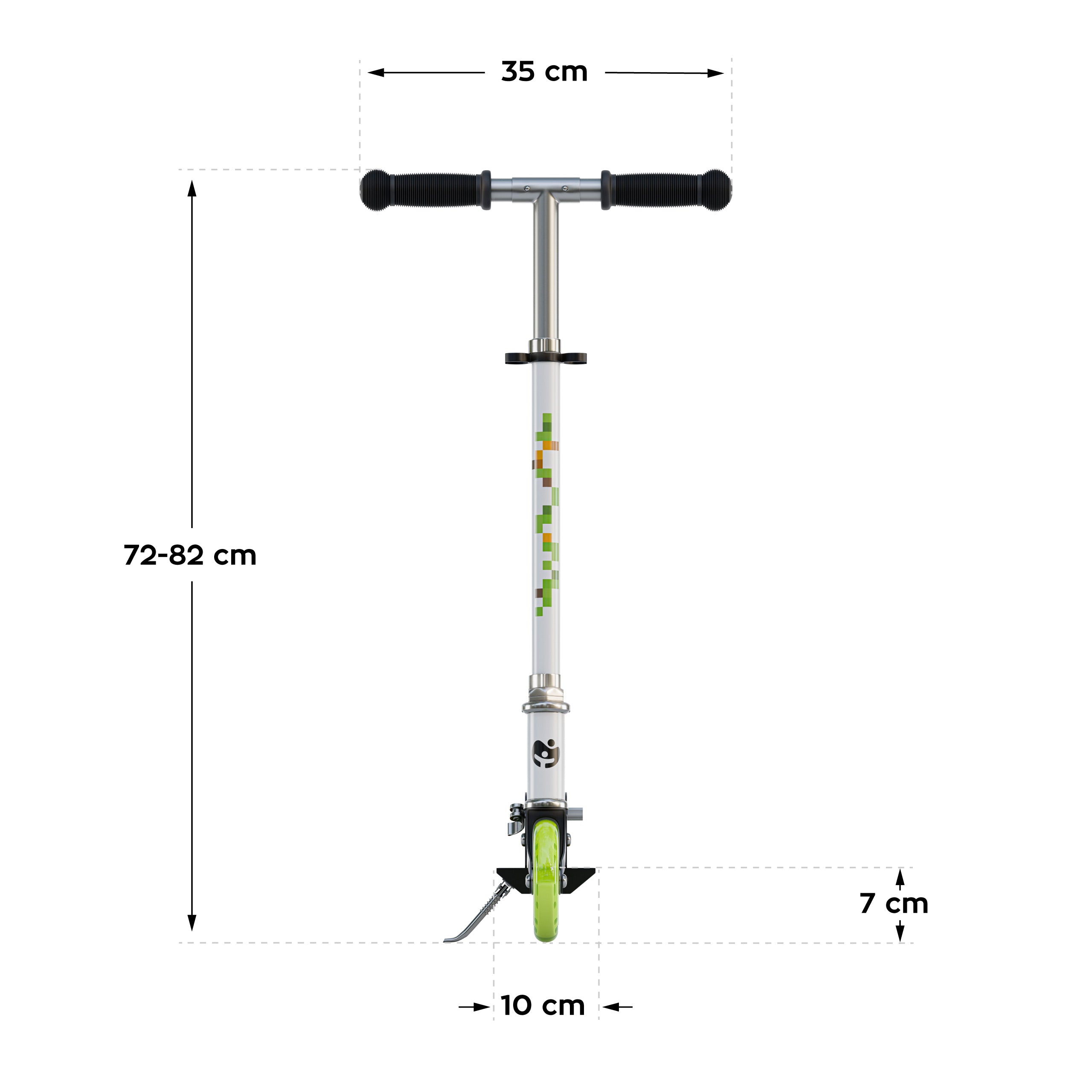 Tulano Zigzag 35 Grüner Kinderroller 