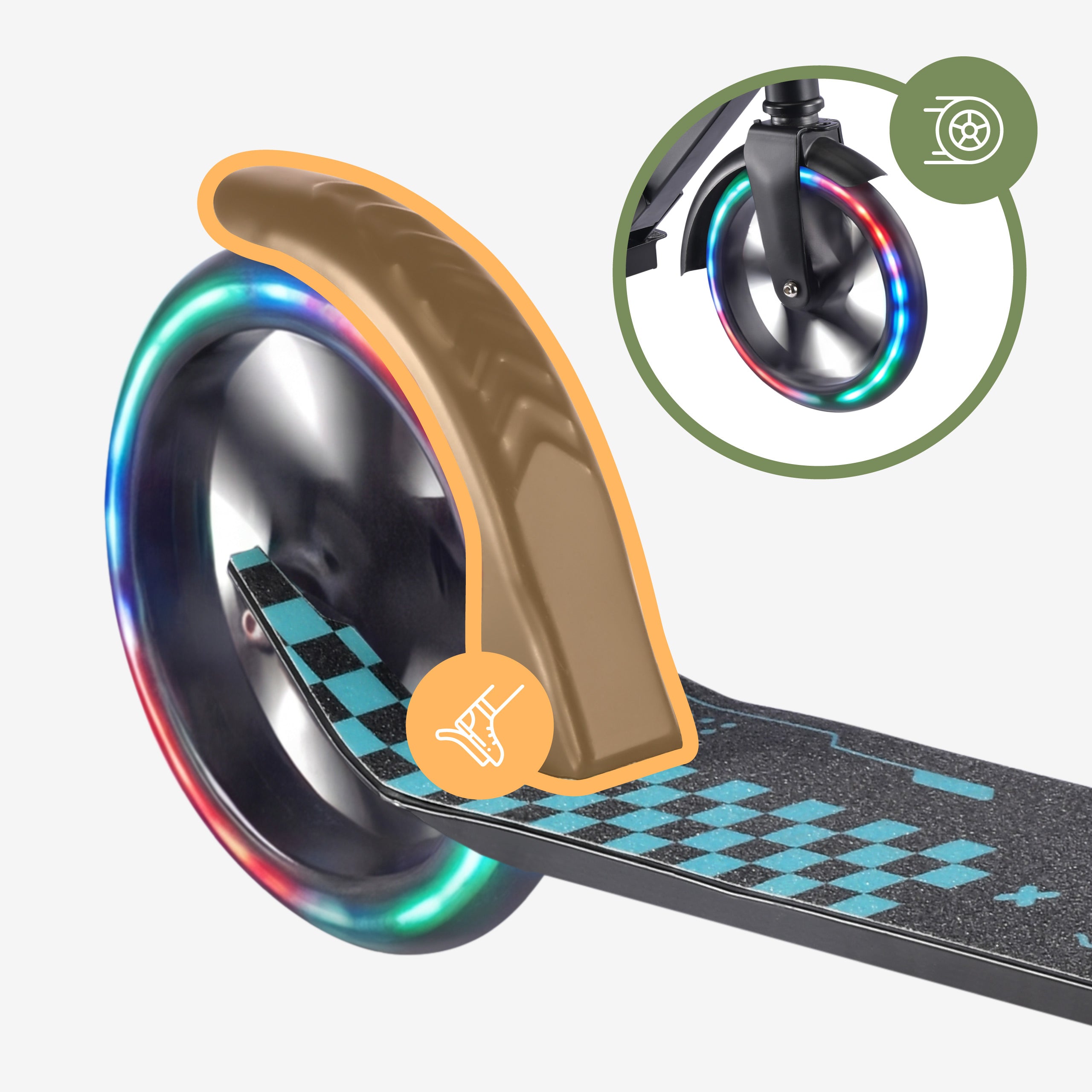 Kinderroller Tulano Zigzag 45 Blue
