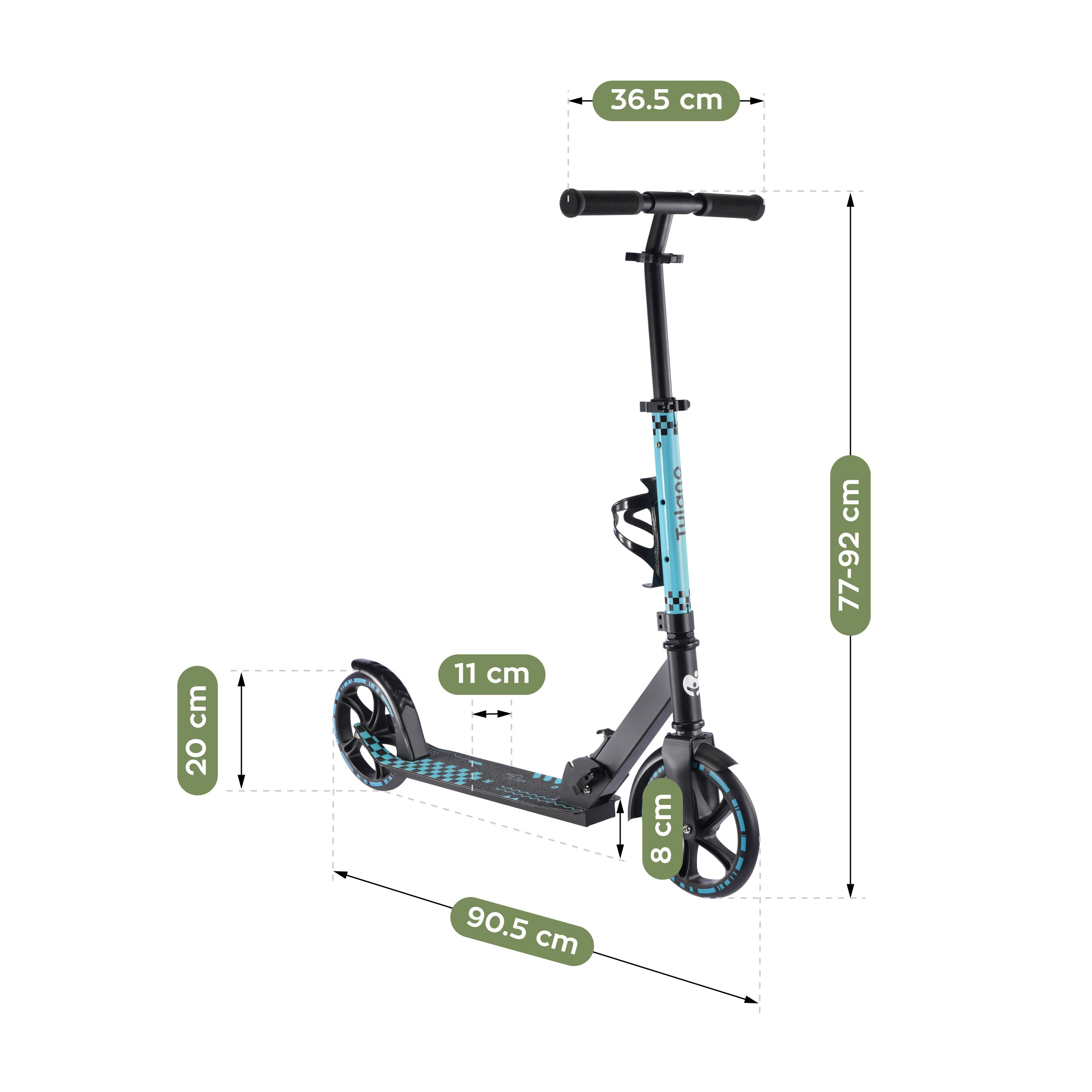 Kinderroller Tulano Zigzag 45 Blue
