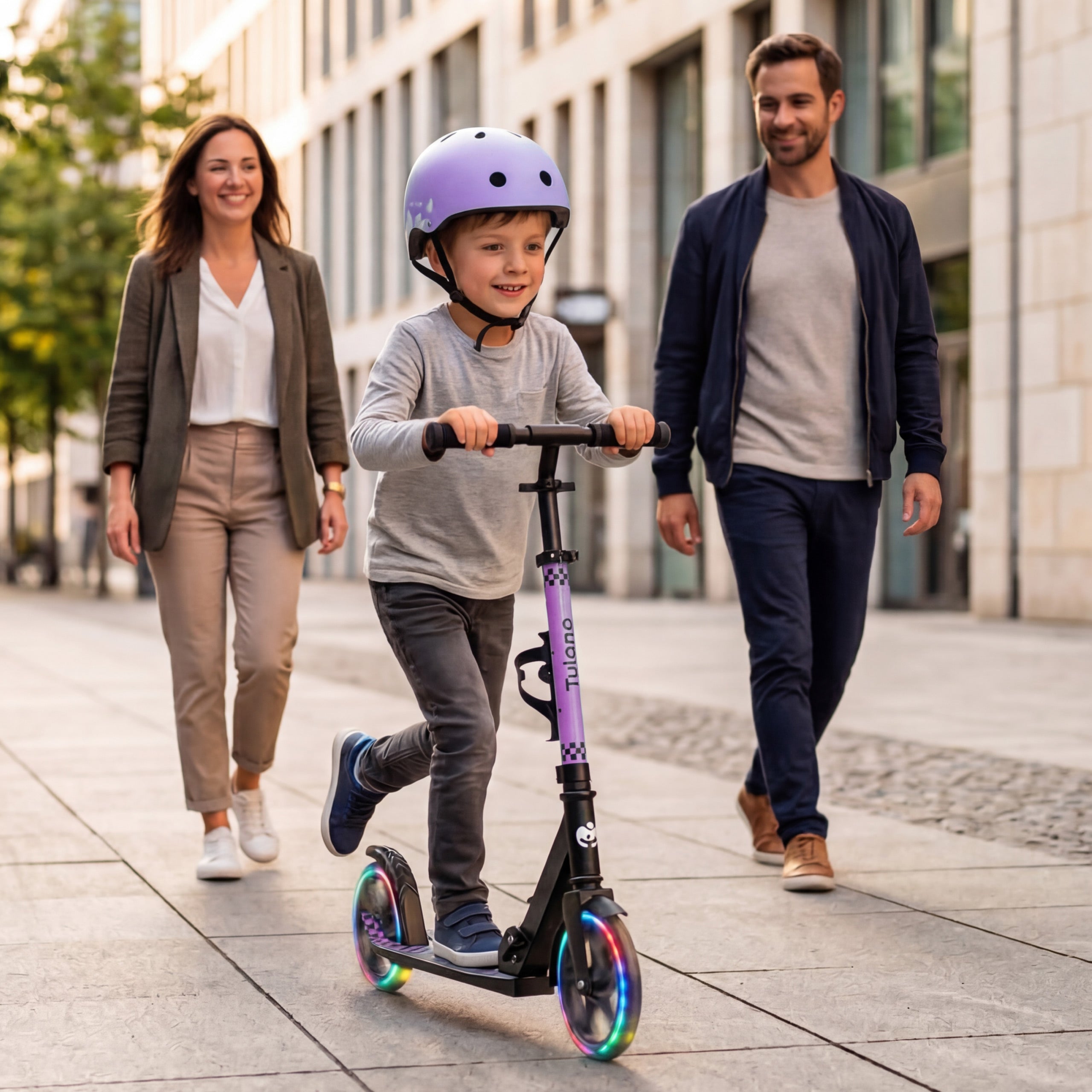 Kinderroller Tulano Zigzag 45 Pink