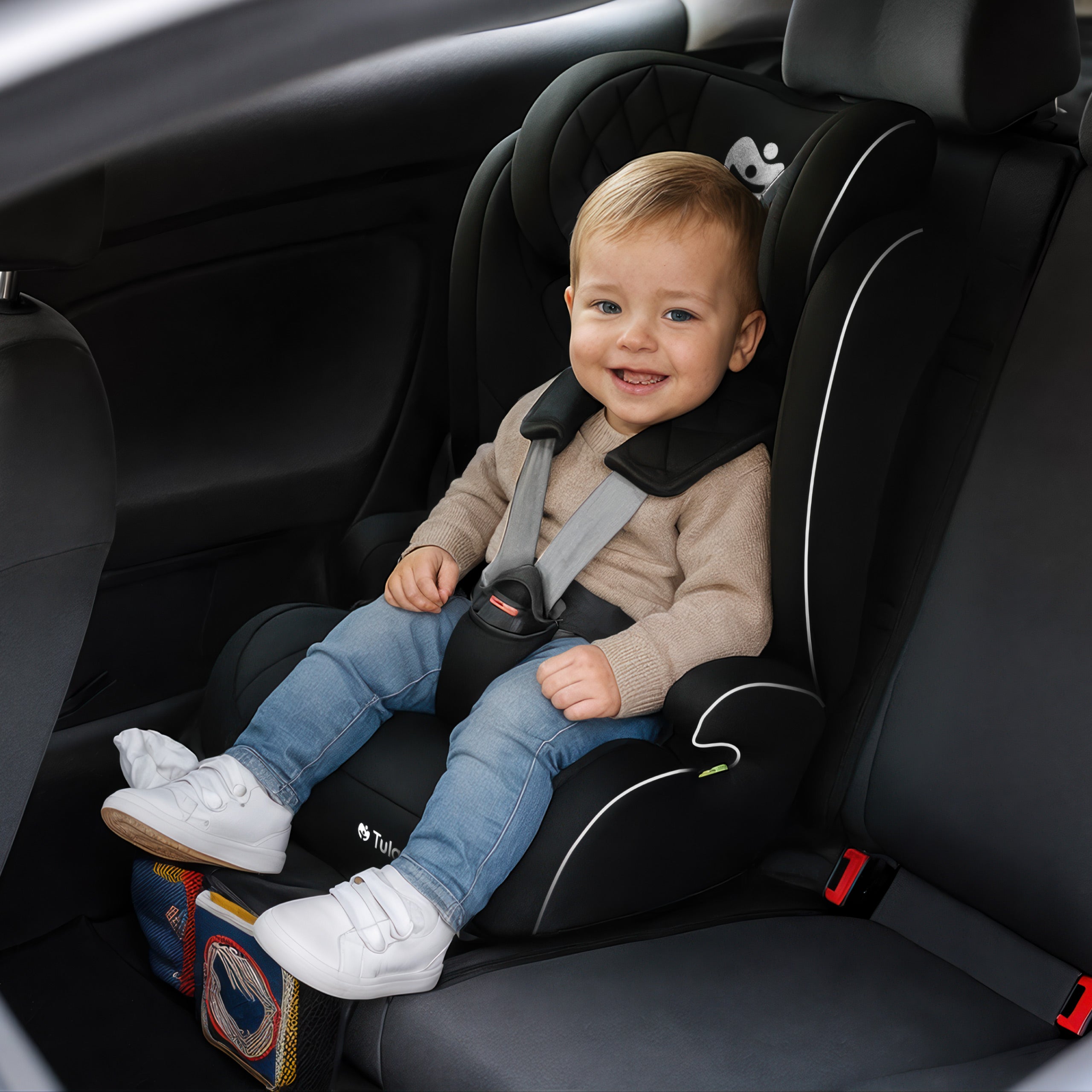 Tulano Zooma 25 Schwarz 76-150cm I-Size Autositz 