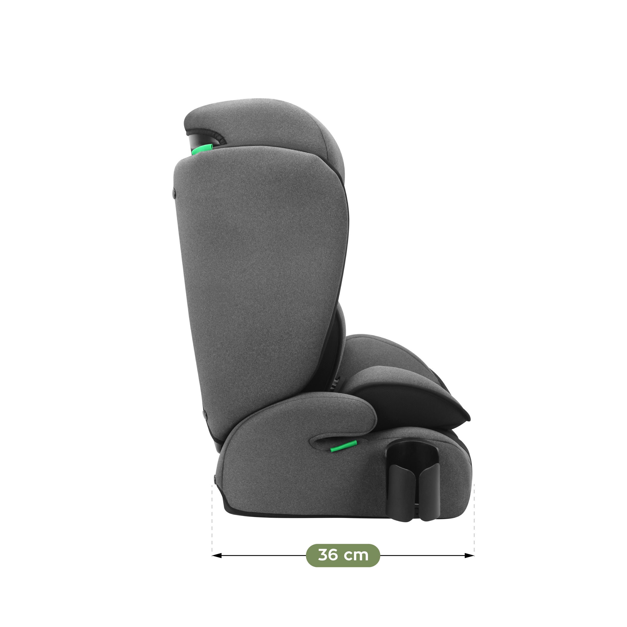 Tulano Zooma 25 Grau - Schwarz Kindersitz 76 -150 cm I-Size 