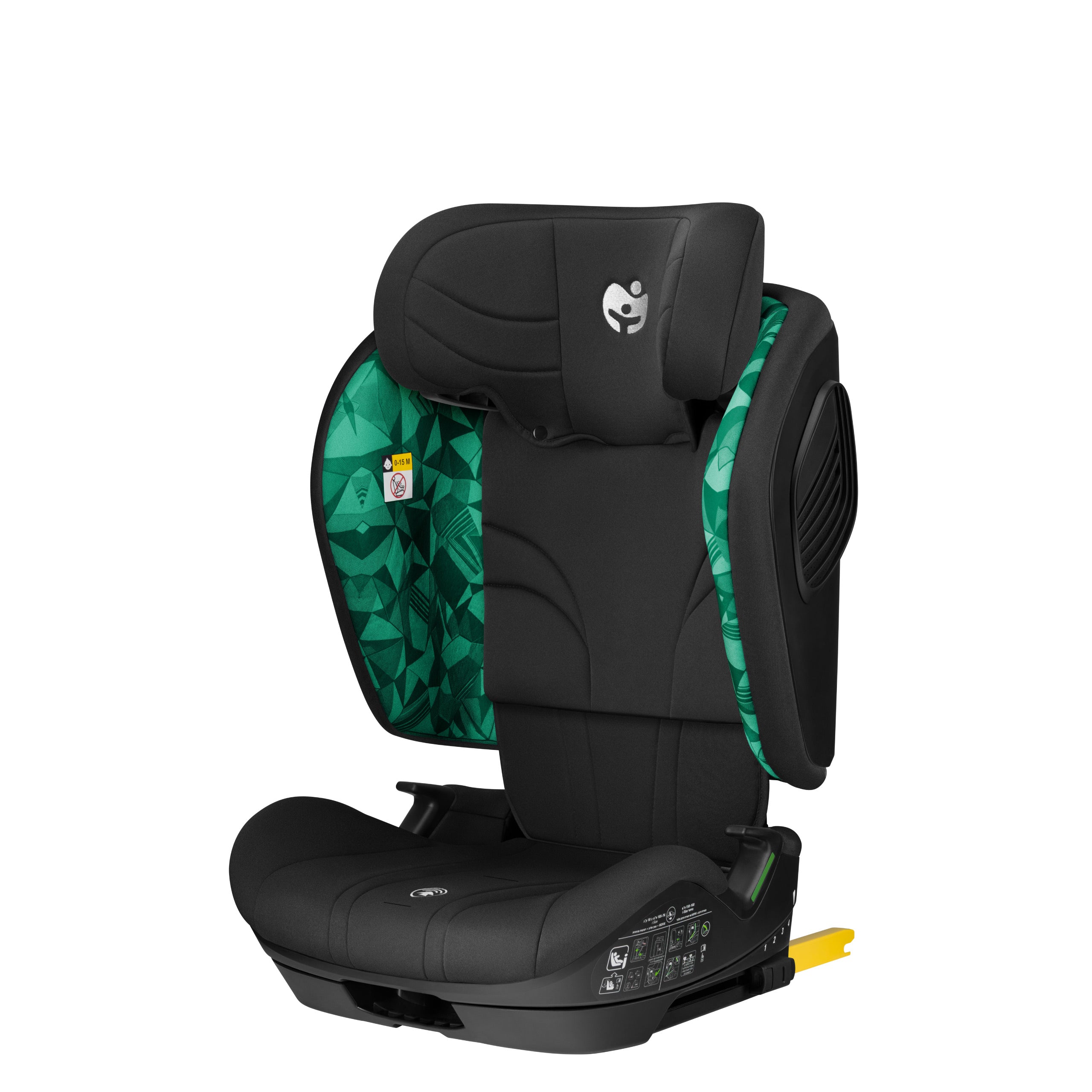 Fotelik samochodowy Tulano 76-105 cm Zooma 55 Black-Green