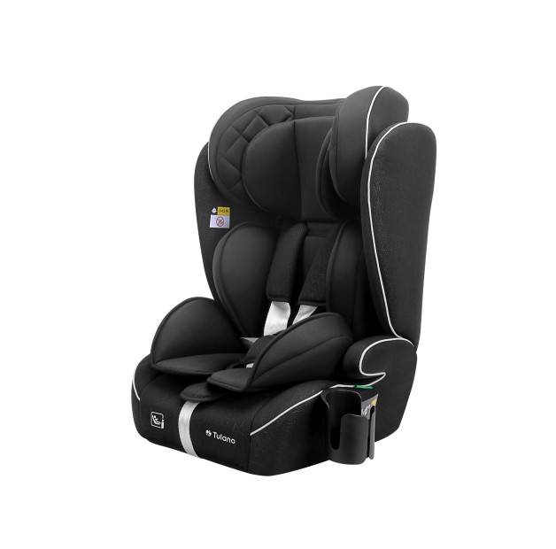 Fotelik samochodowy Tulano Zooma 25 Black 76 -150cm I-Size