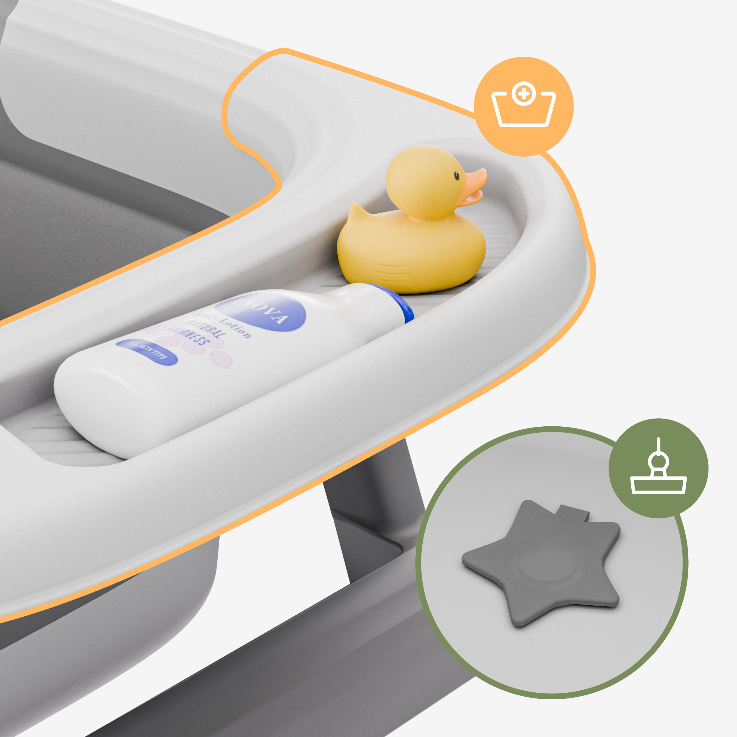 Półka do wanienki Bathe