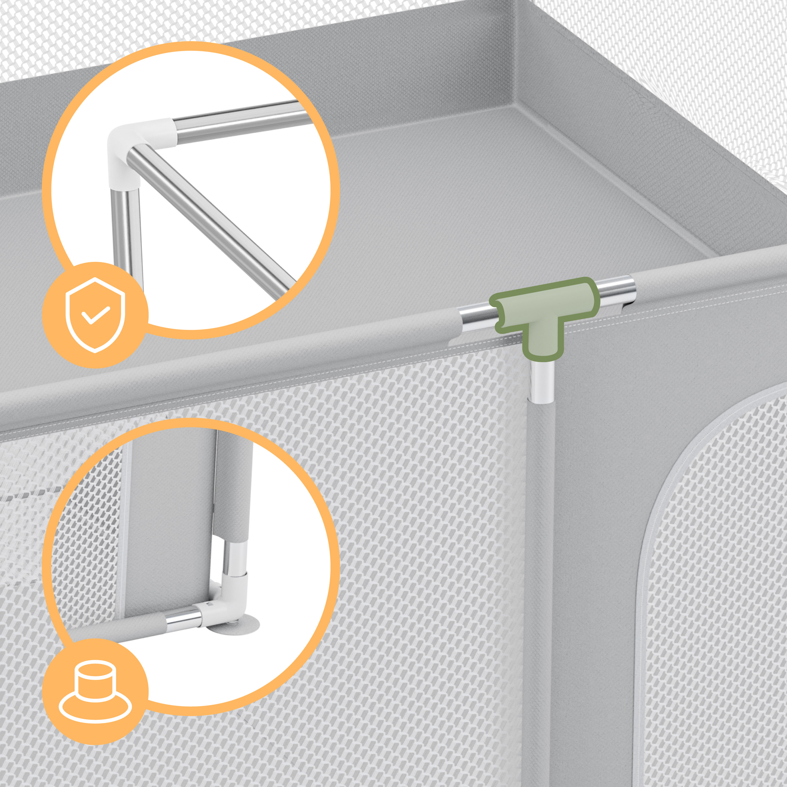 Tulano Cozy 20 stelaż metalowy