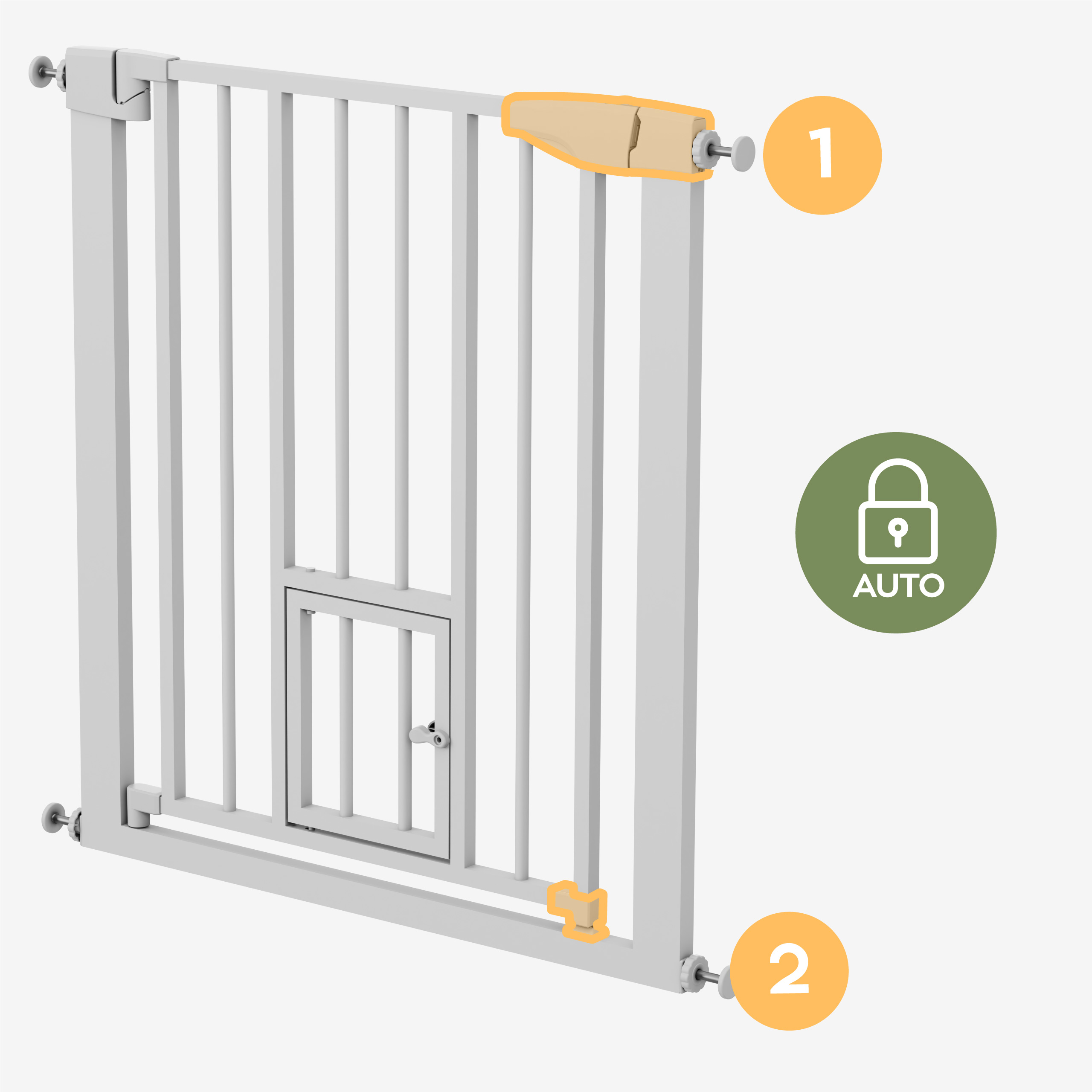 Automatyczne zamykanie barierka ochronna Guardian