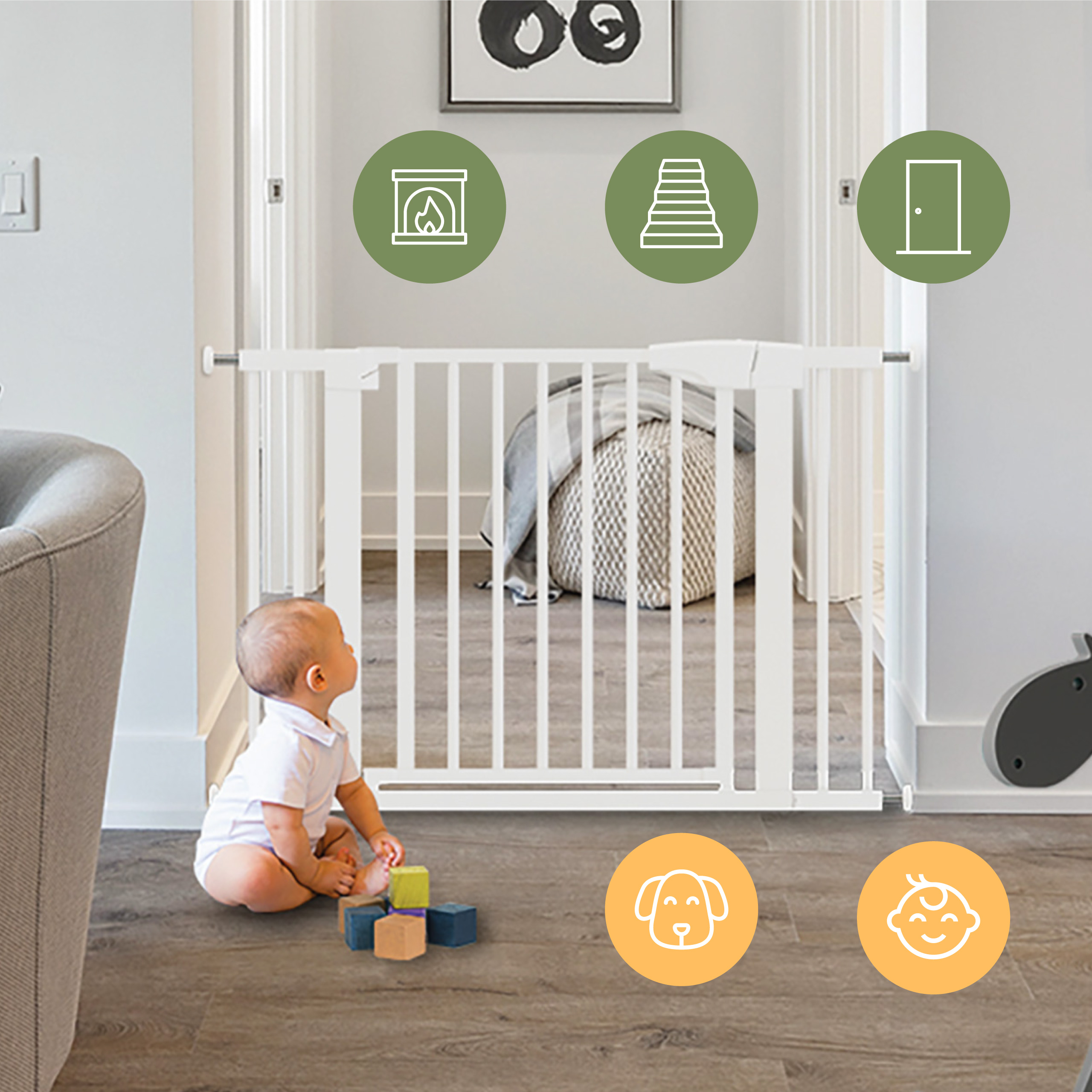 Barierka Tulano Guardian zabezpieczająca korytarz