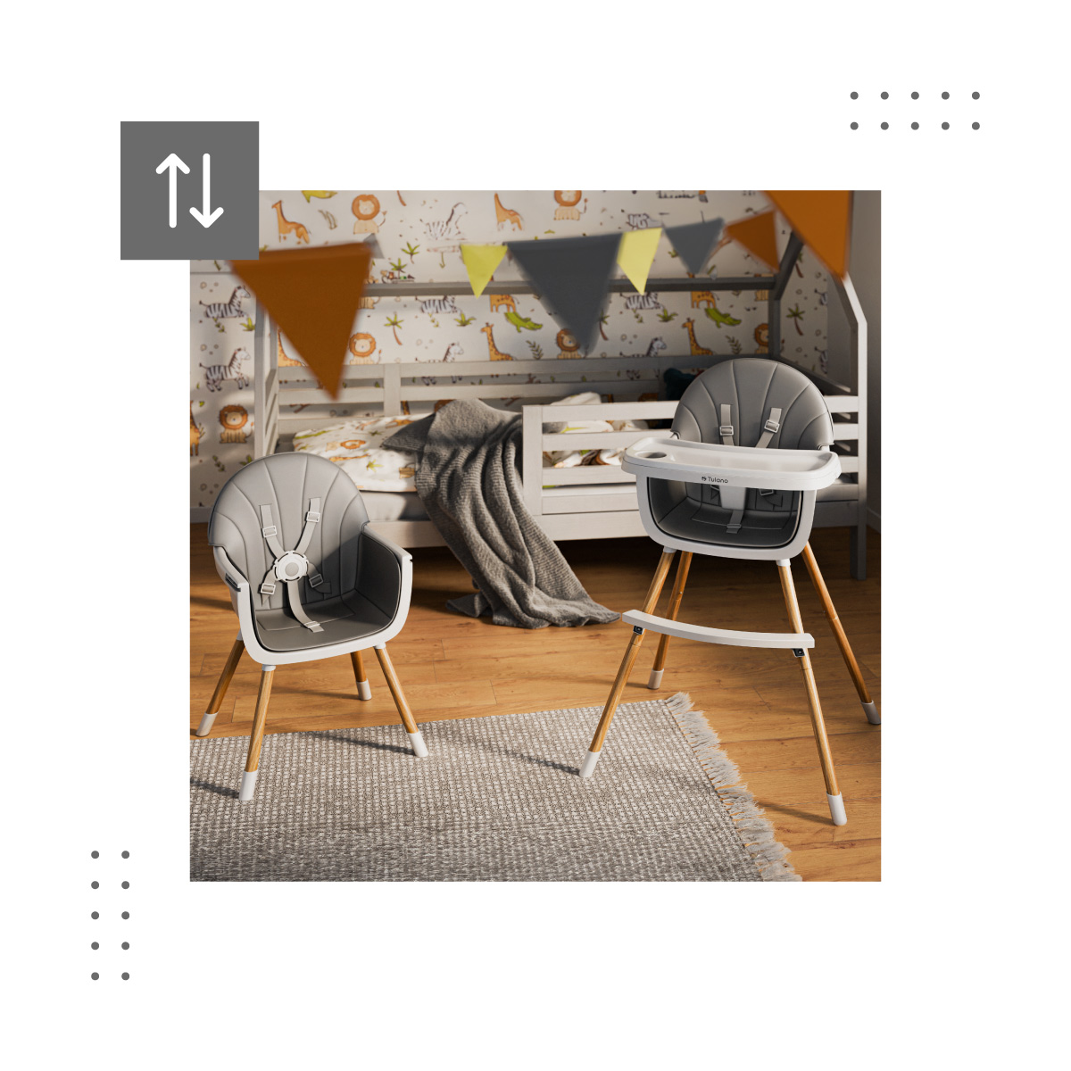Morsel regulowane nogi antypoślizgowe