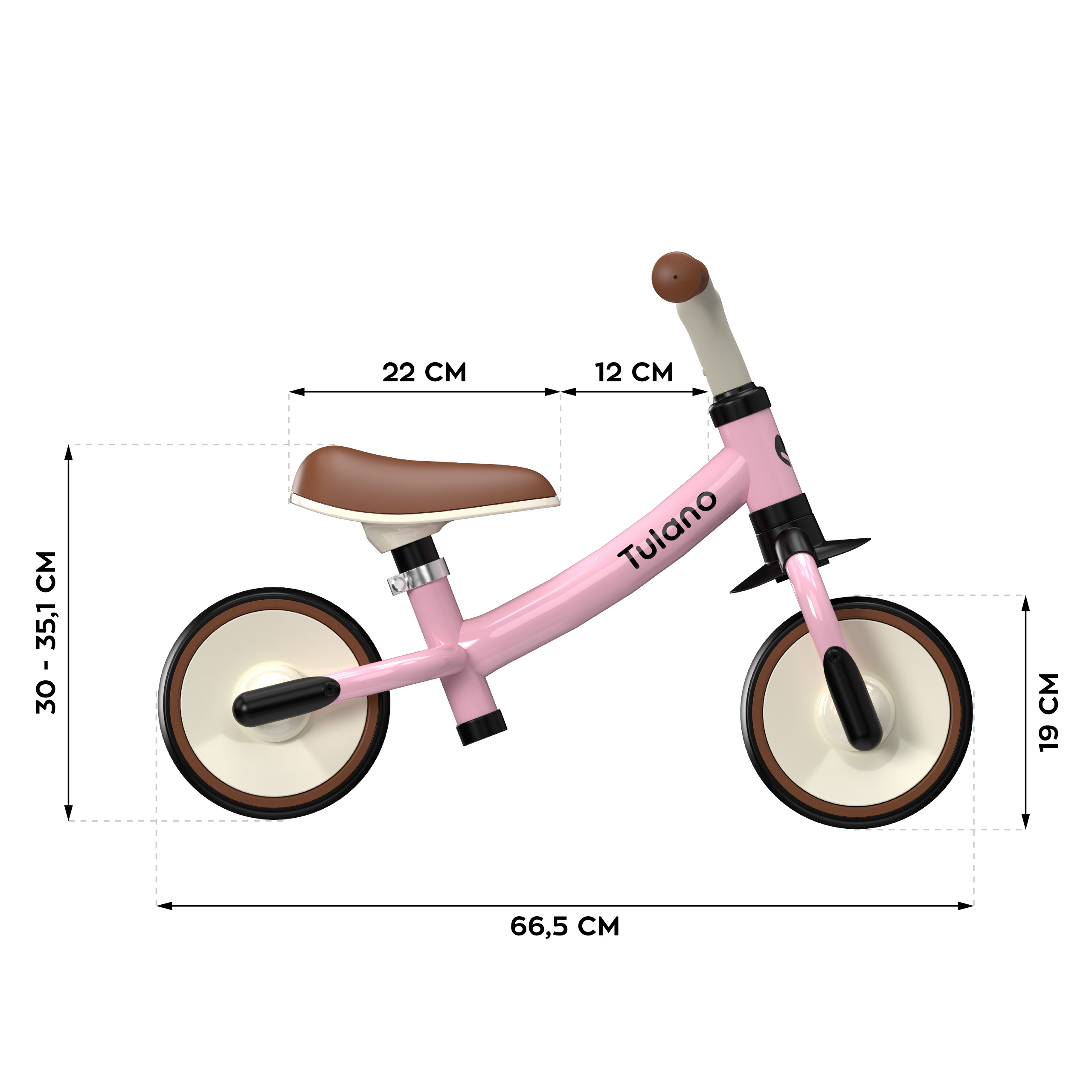 Wymiary rowerka Scout 15